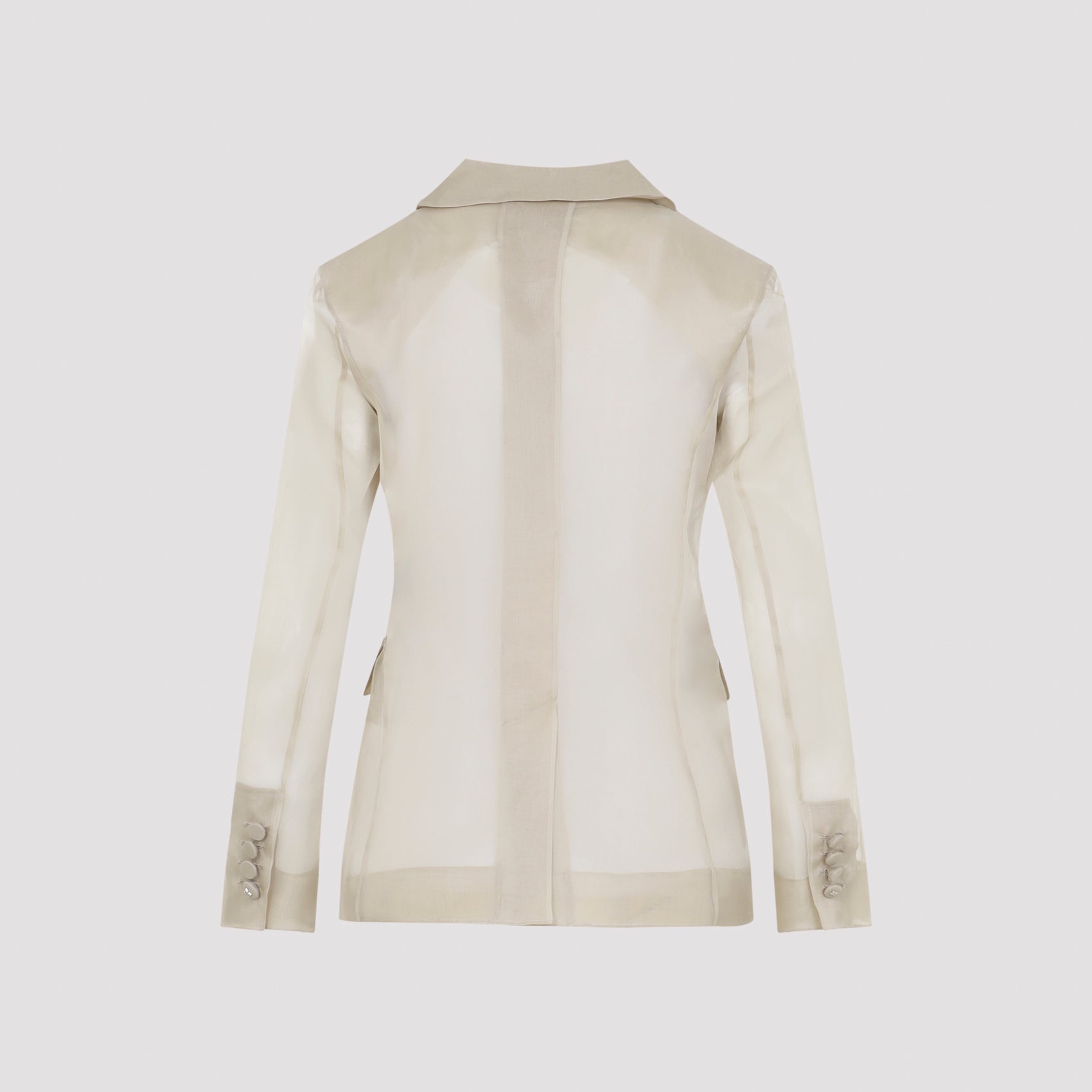 Max Mara Pianoforte Slogan Organza Jacket