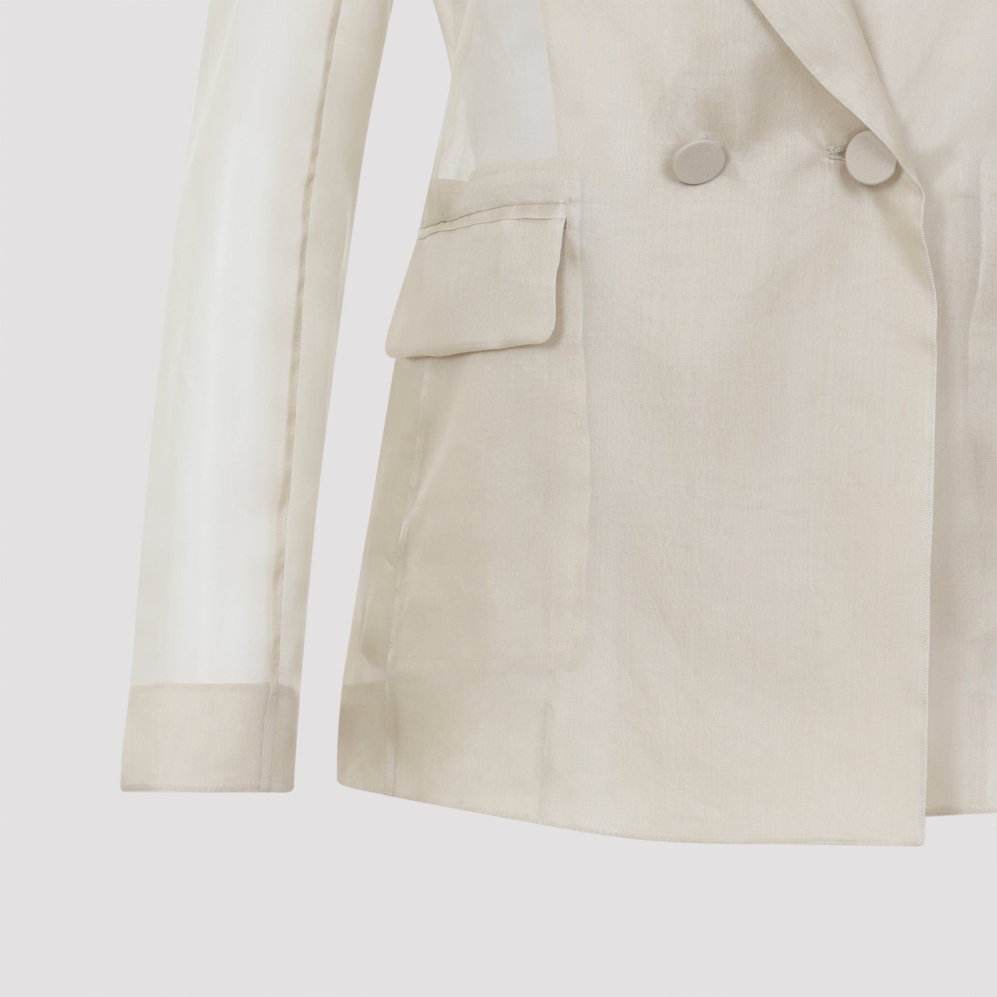 Max Mara Pianoforte Slogan Organza Jacket