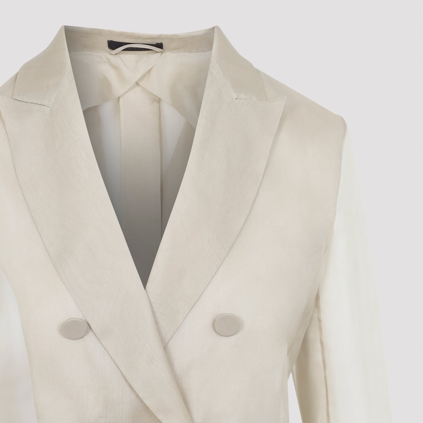 Max Mara Pianoforte Slogan Organza Jacket