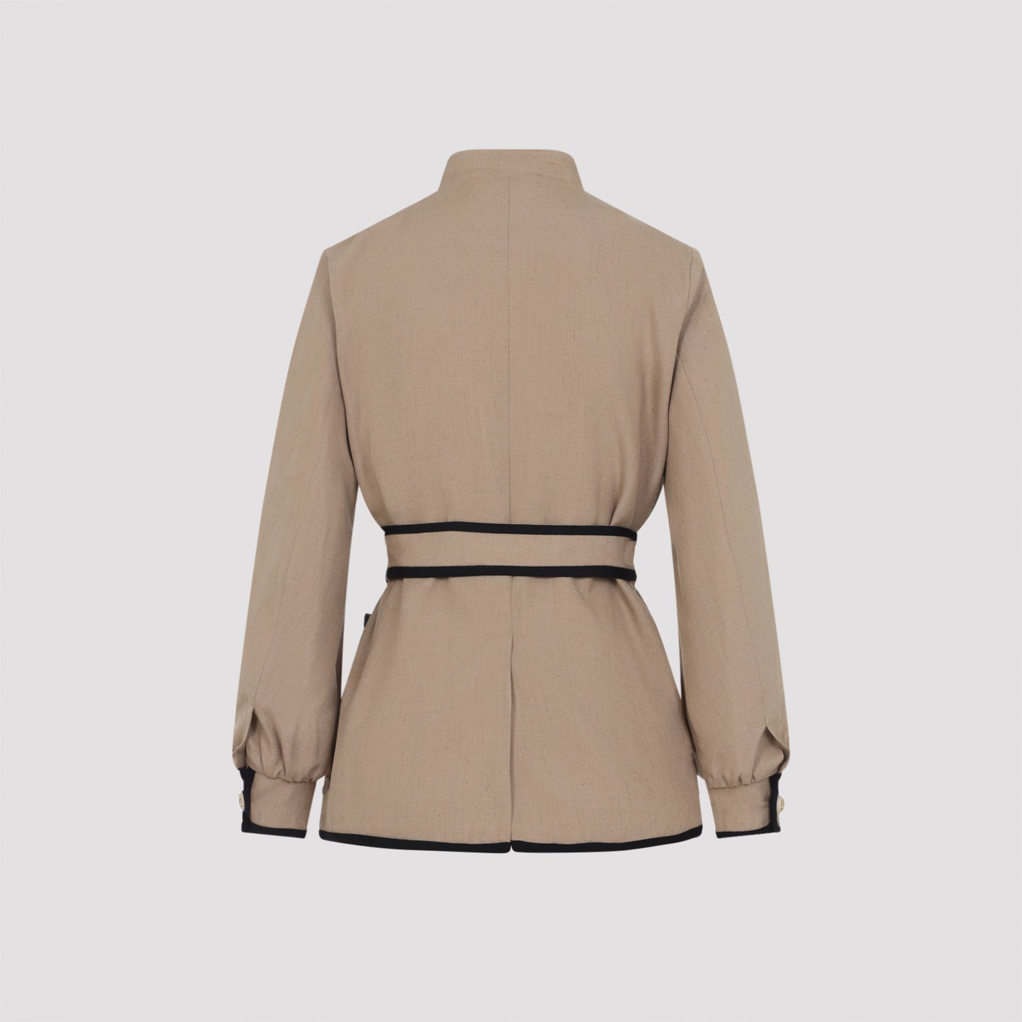 Valentino Caban Embroidered Logo VG Jacket