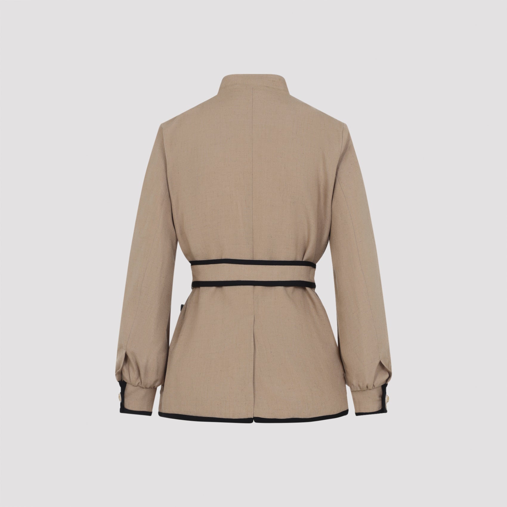 Valentino Caban Embroidered Logo VG Jacket
