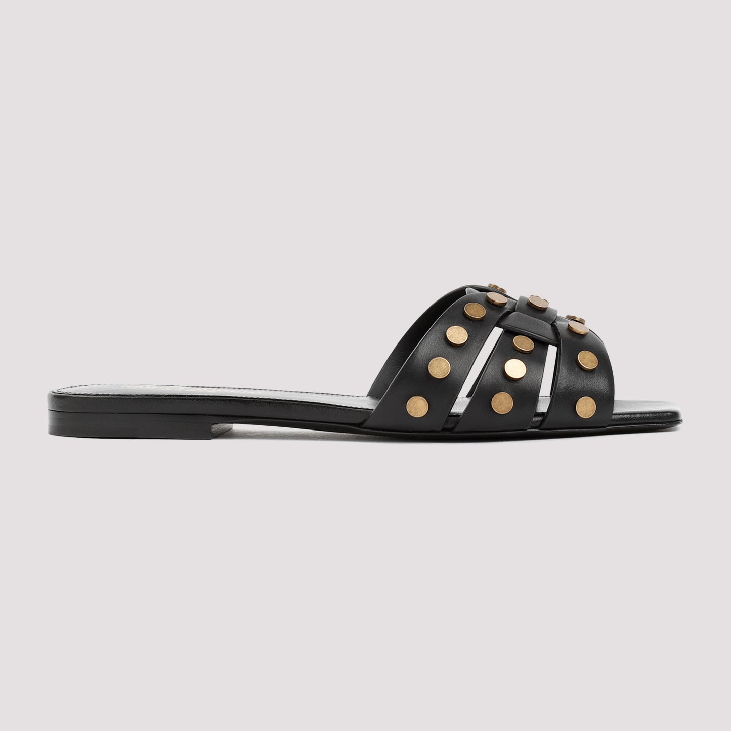 Saint Laurent Leather Tribute Sandals