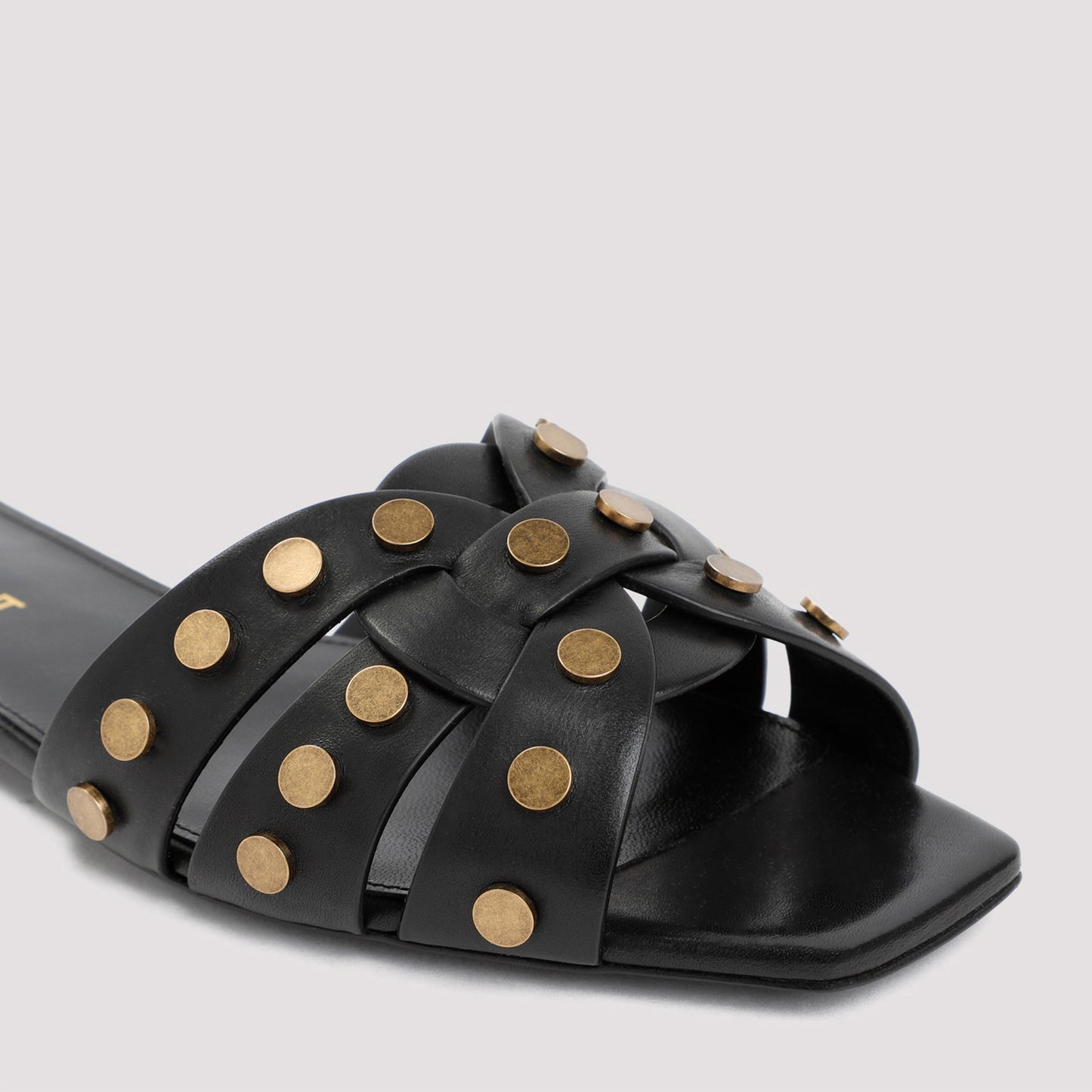Saint Laurent Leather Tribute Sandals