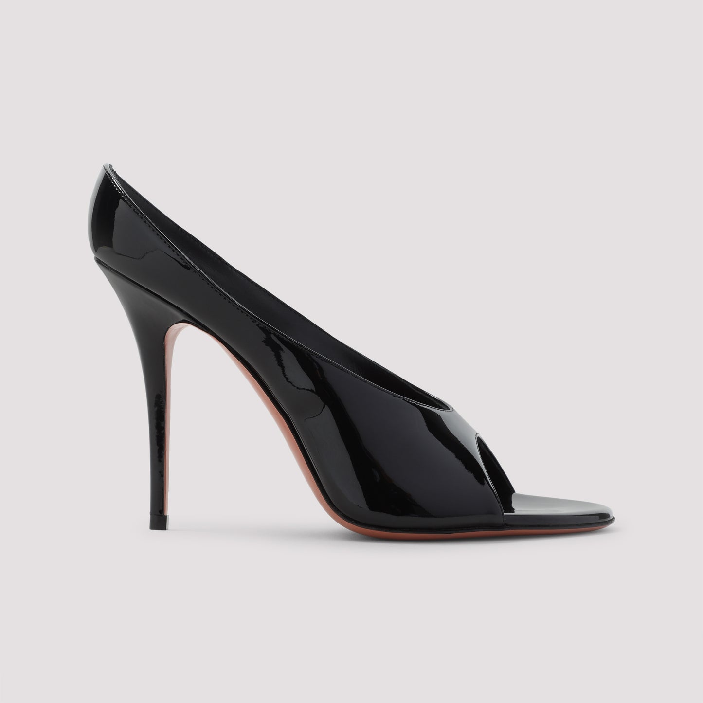 Amina Muaddi Anok 105 Patent Slippers