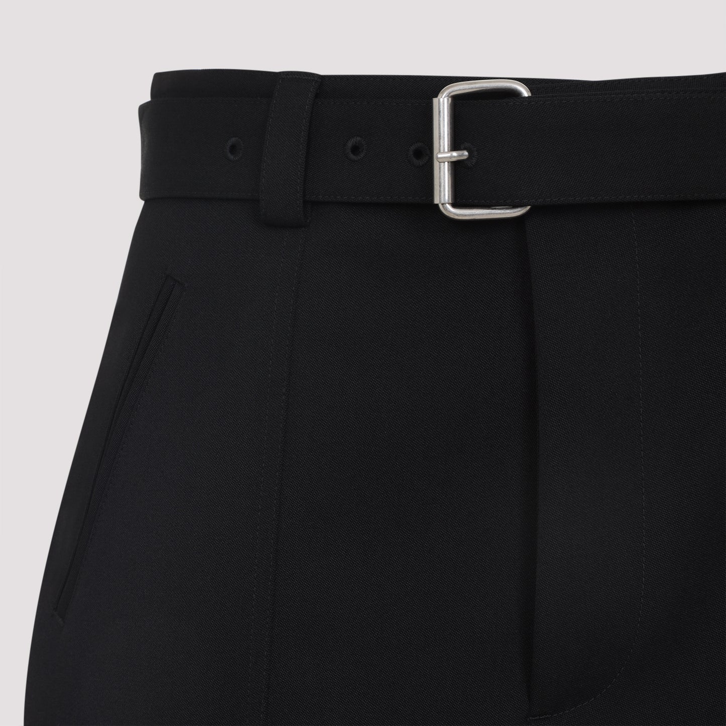 Bottega Veneta Wool Belted Trousers