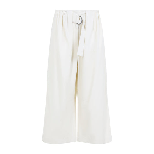 Loewe Cropped Belted Trousers