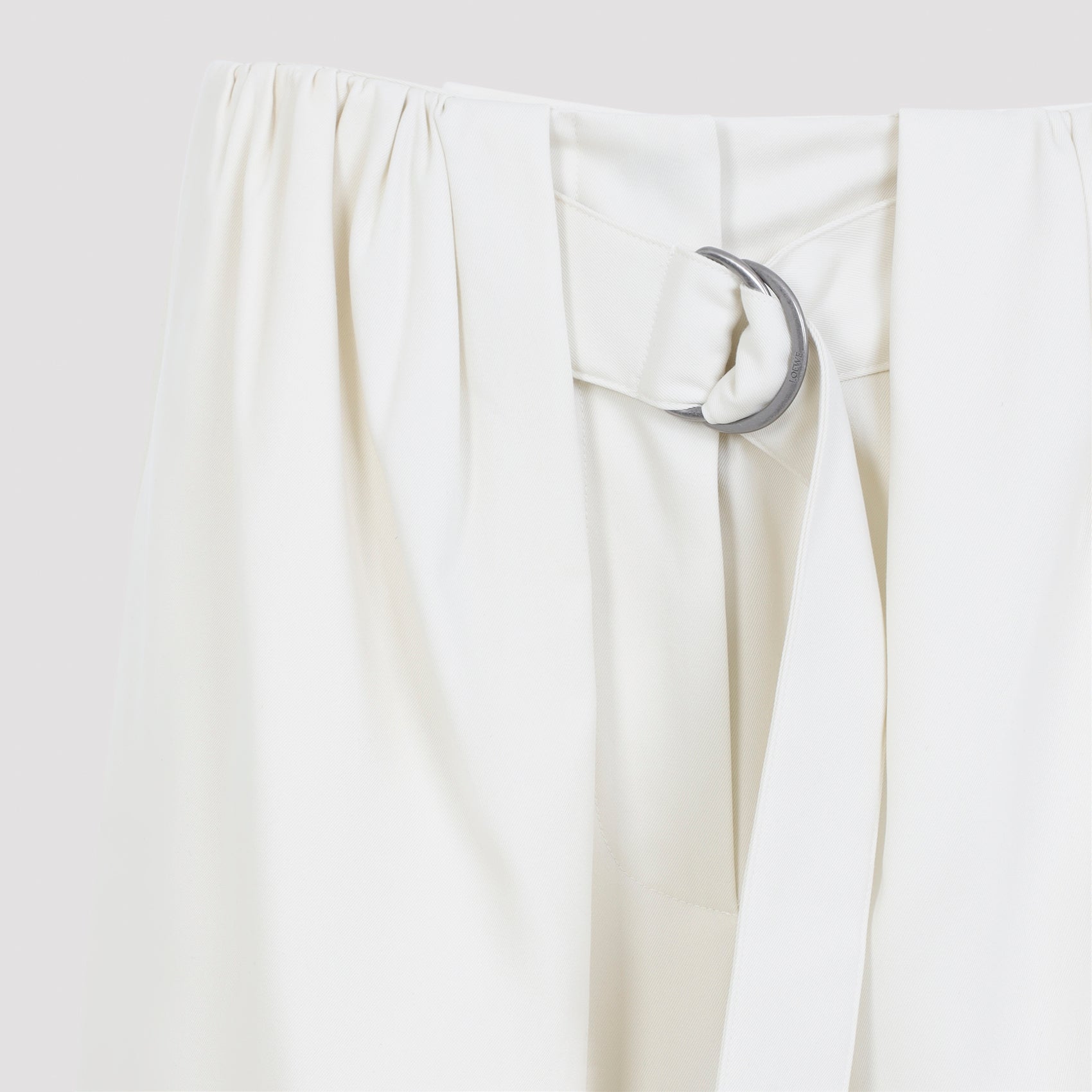 Loewe Cropped Belted Trousers