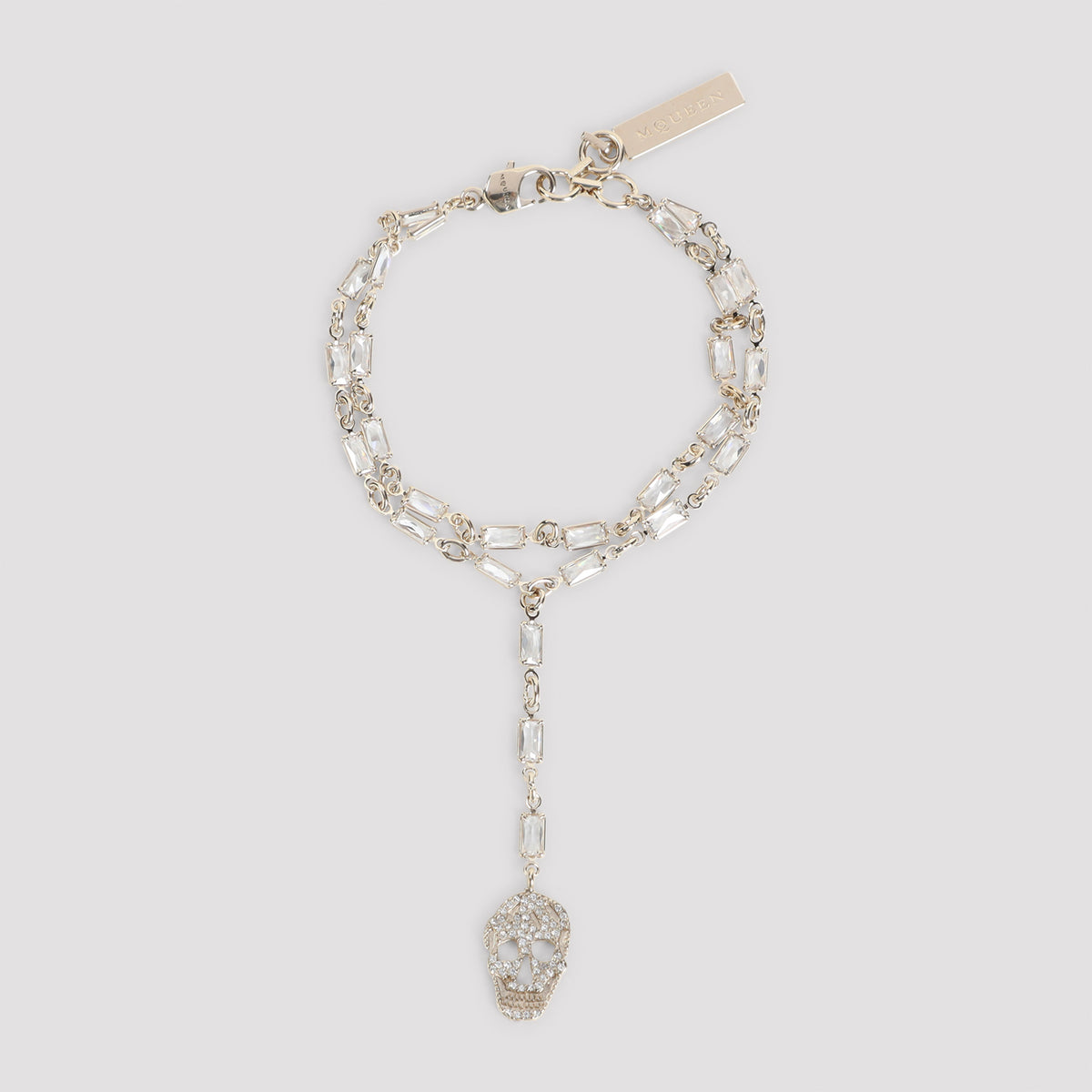 Alexander McQueen Pavè Skull Bracelet