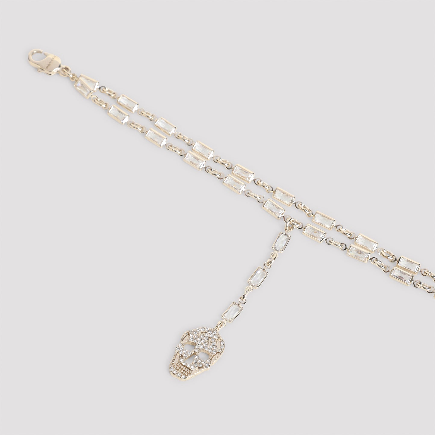 Alexander McQueen Pavè Skull Bracelet