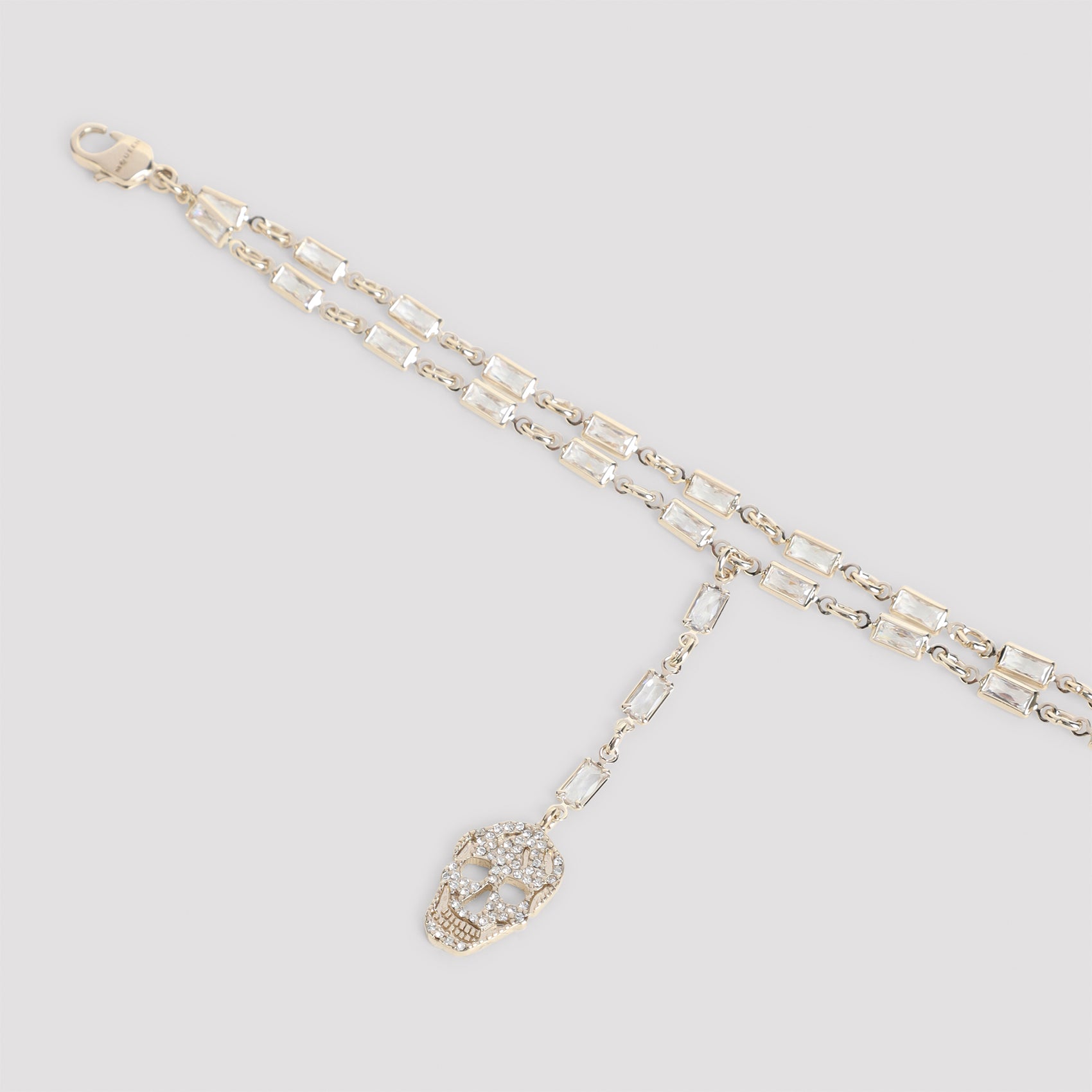 Alexander McQueen Pavè Skull Bracelet