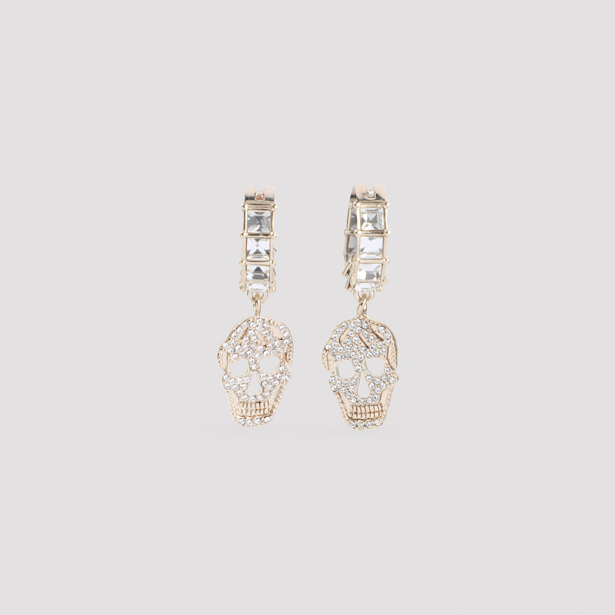 Alexander McQueen Pavè Skull Earrings