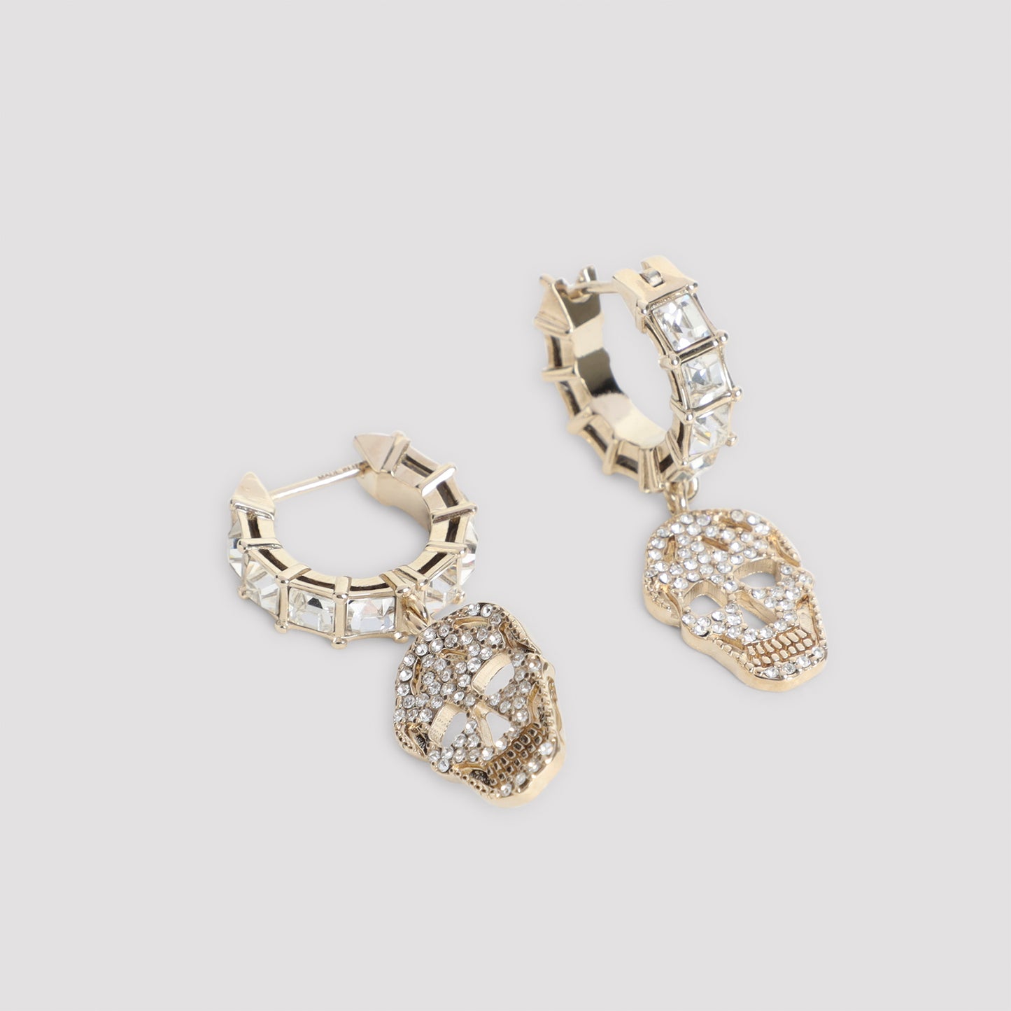 Alexander McQueen Pavè Skull Earrings