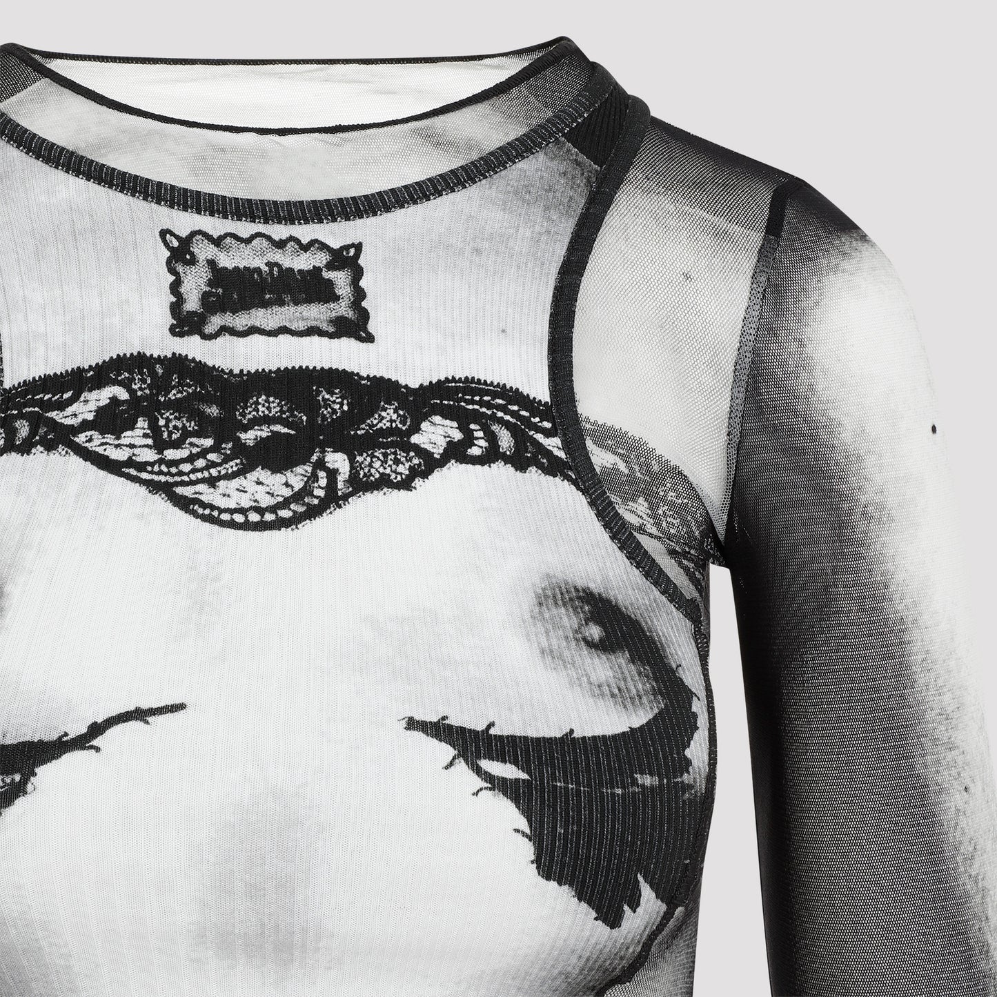 Jean Paul Gaultier "Body Lace Mariniere" Top