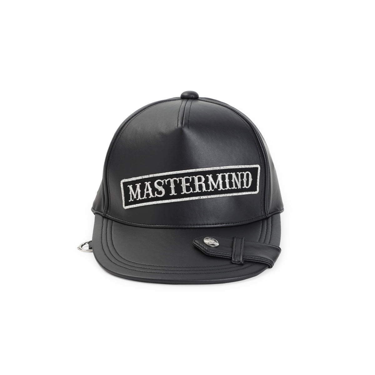 Mastermind World Faux Leather Cap