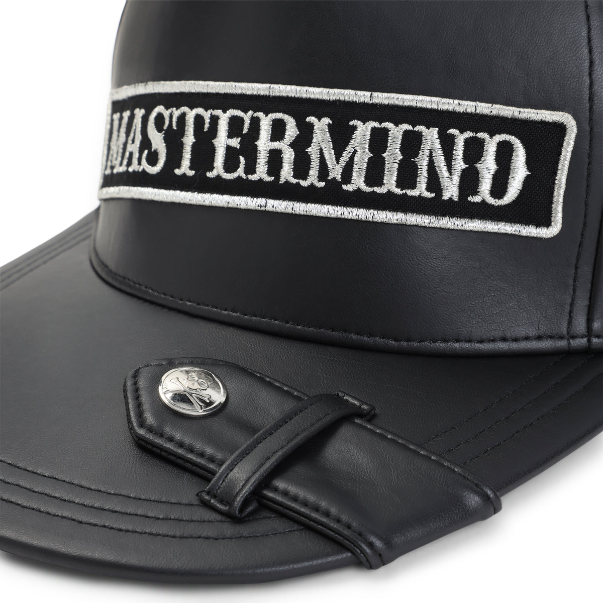 Mastermind World Faux Leather Cap