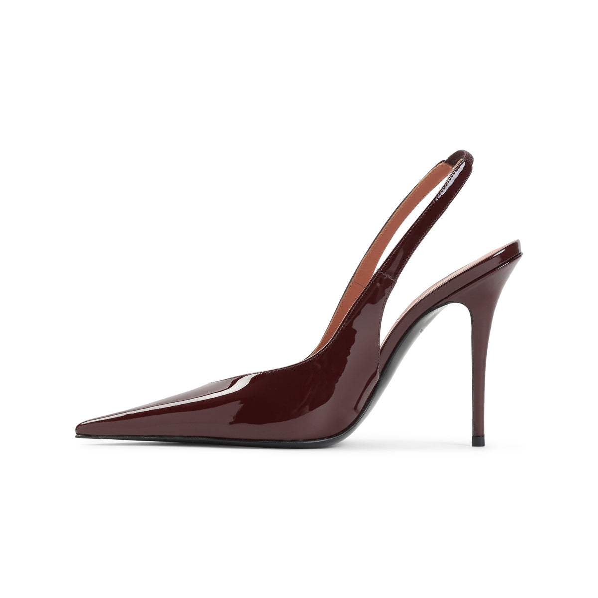 Amina Muaddi Anok Patent Slingback