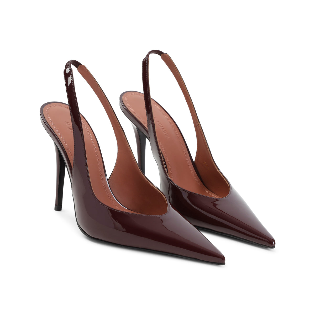 Amina Muaddi Anok Patent Slingback