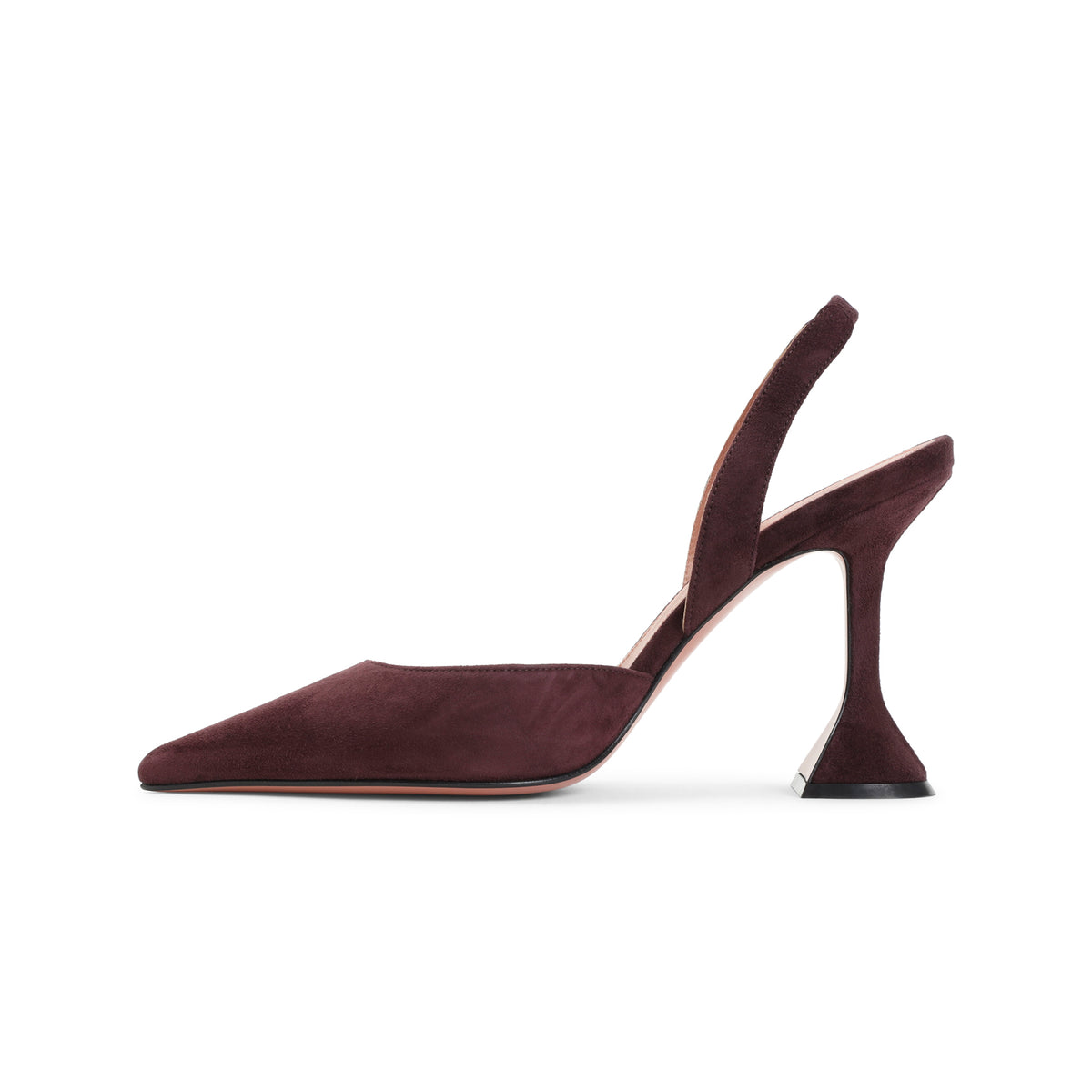 Amina Muaddi Holli Suede Slingback