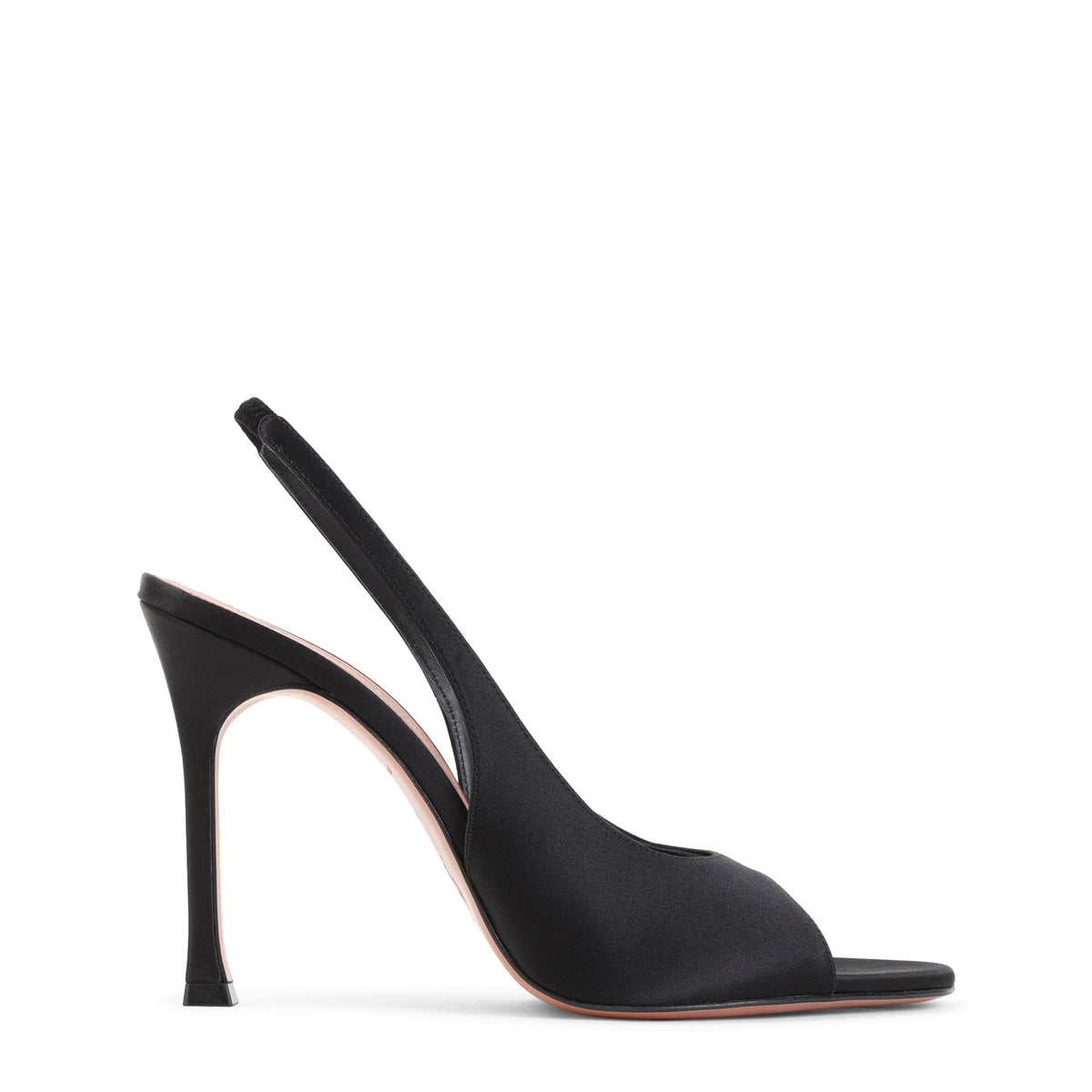 Amina Muaddi Alexa 105 Satin Slinback