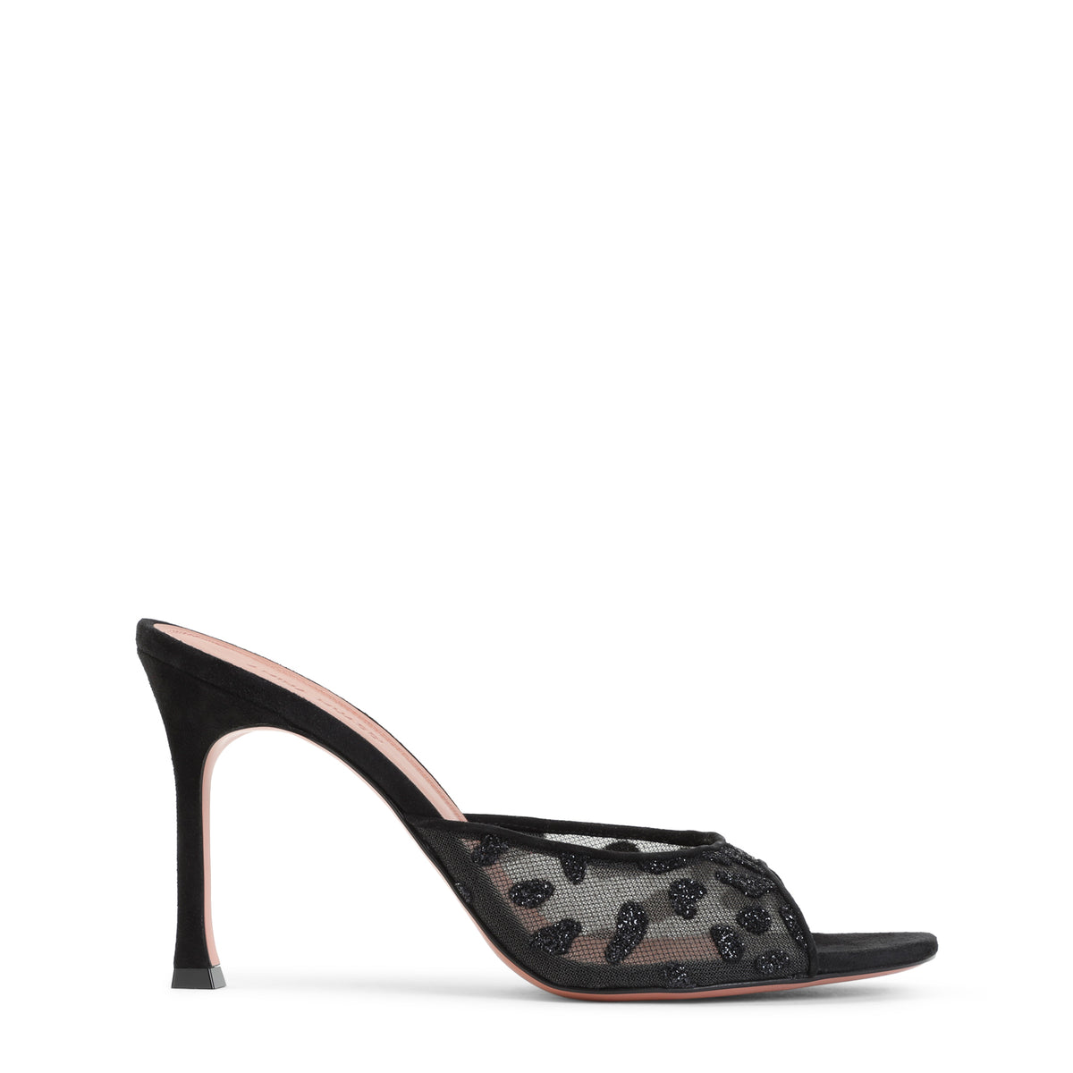 Amina Muaddi Alexa Mesh Slipper