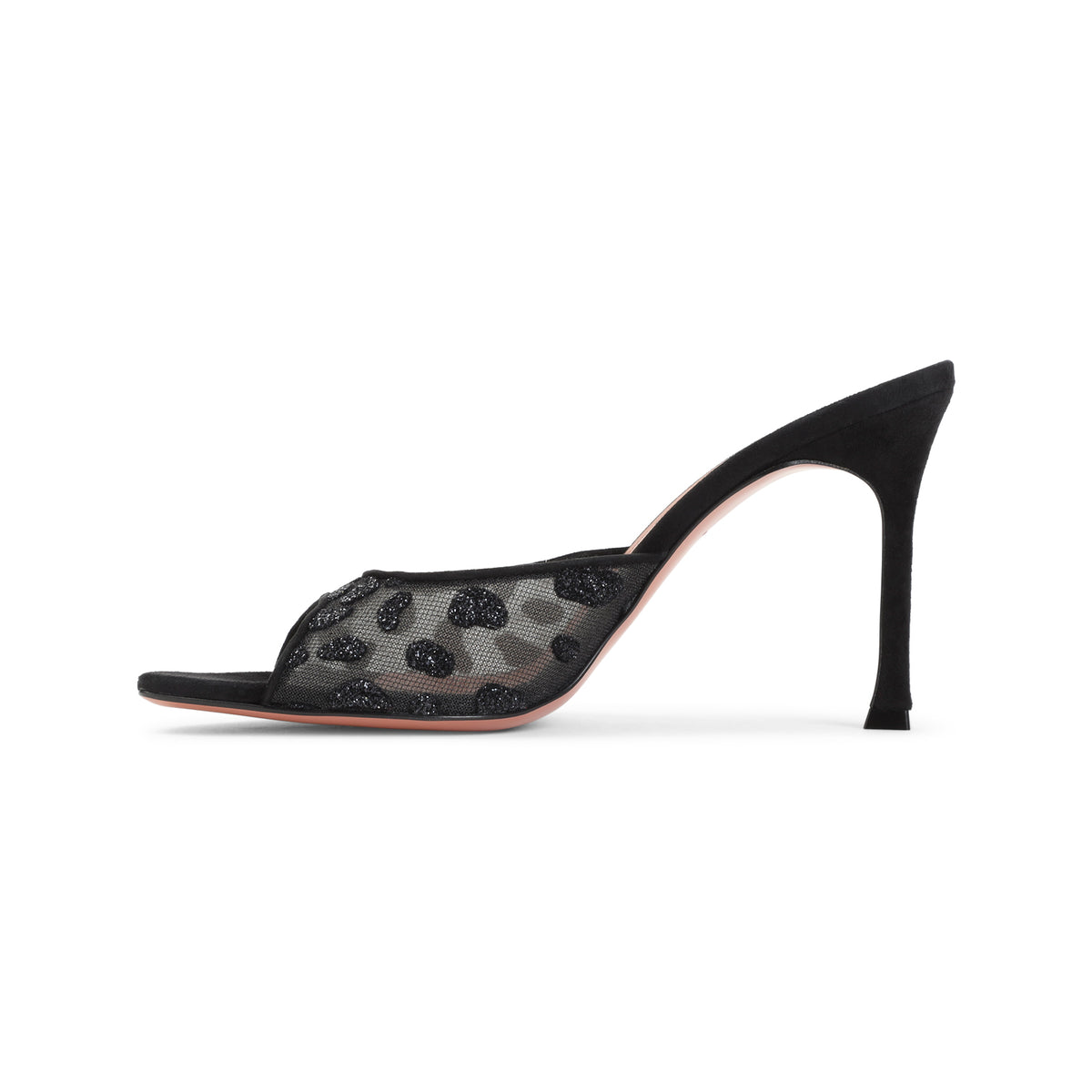 Amina Muaddi Alexa Mesh Slipper
