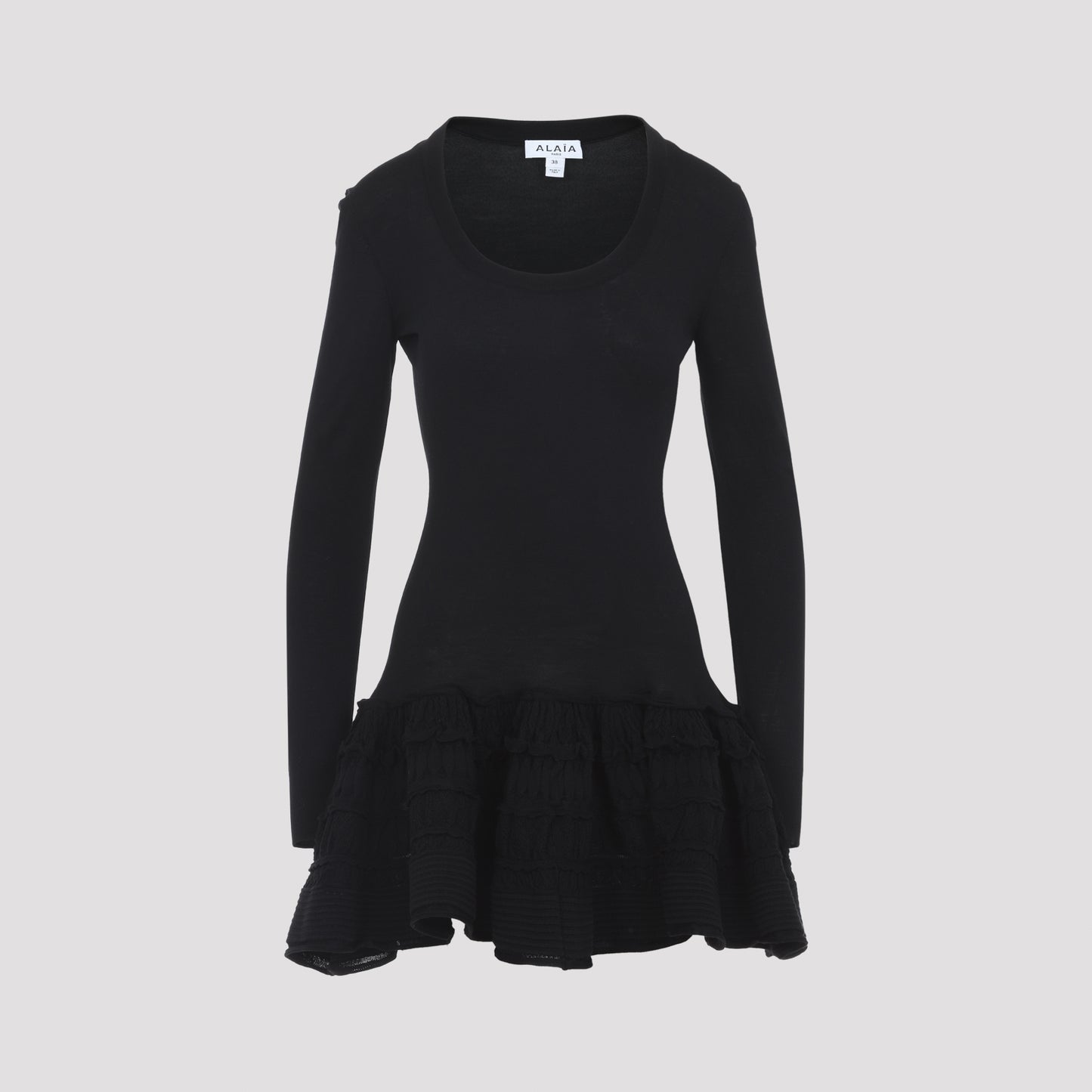 Alaïa Ruffle Mini Dress