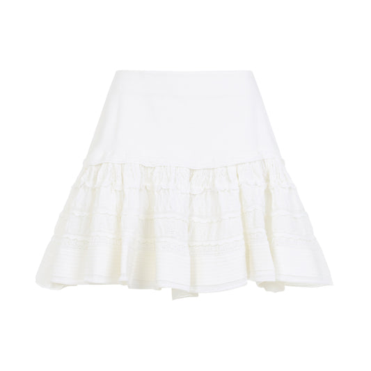 Alaïa Ruffle Mini Skirt