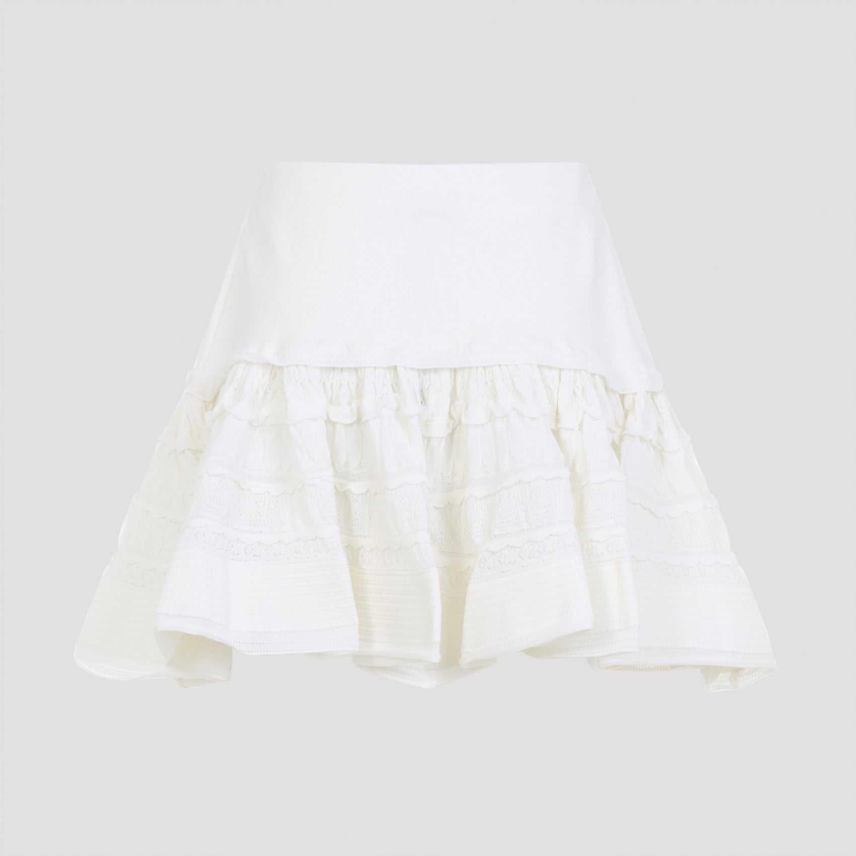 Alaïa Ruffle Mini Skirt