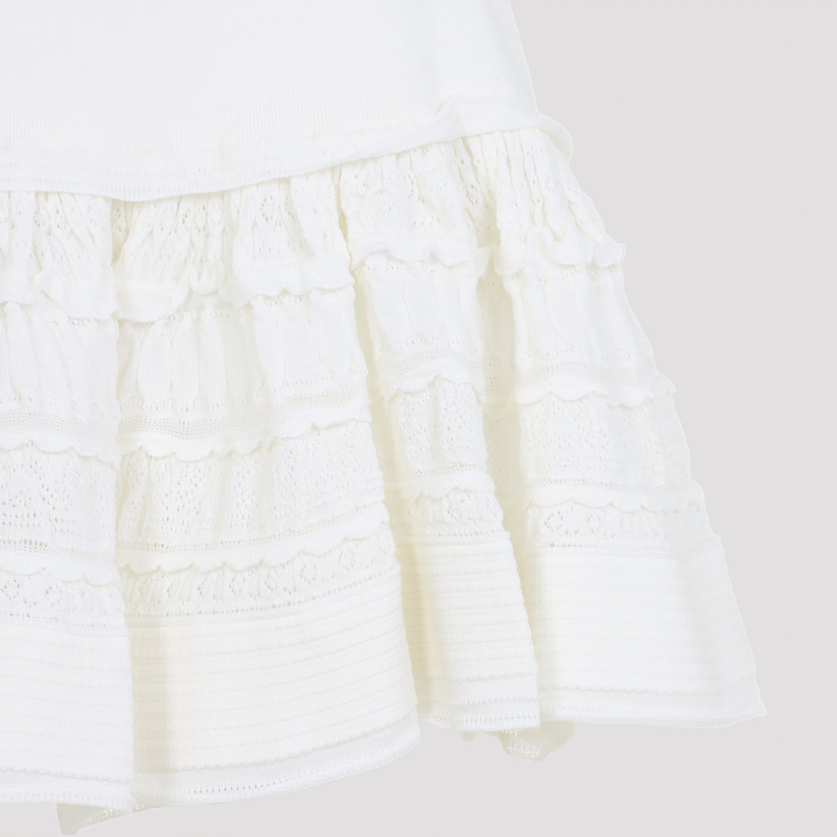 Alaïa Ruffle Mini Skirt