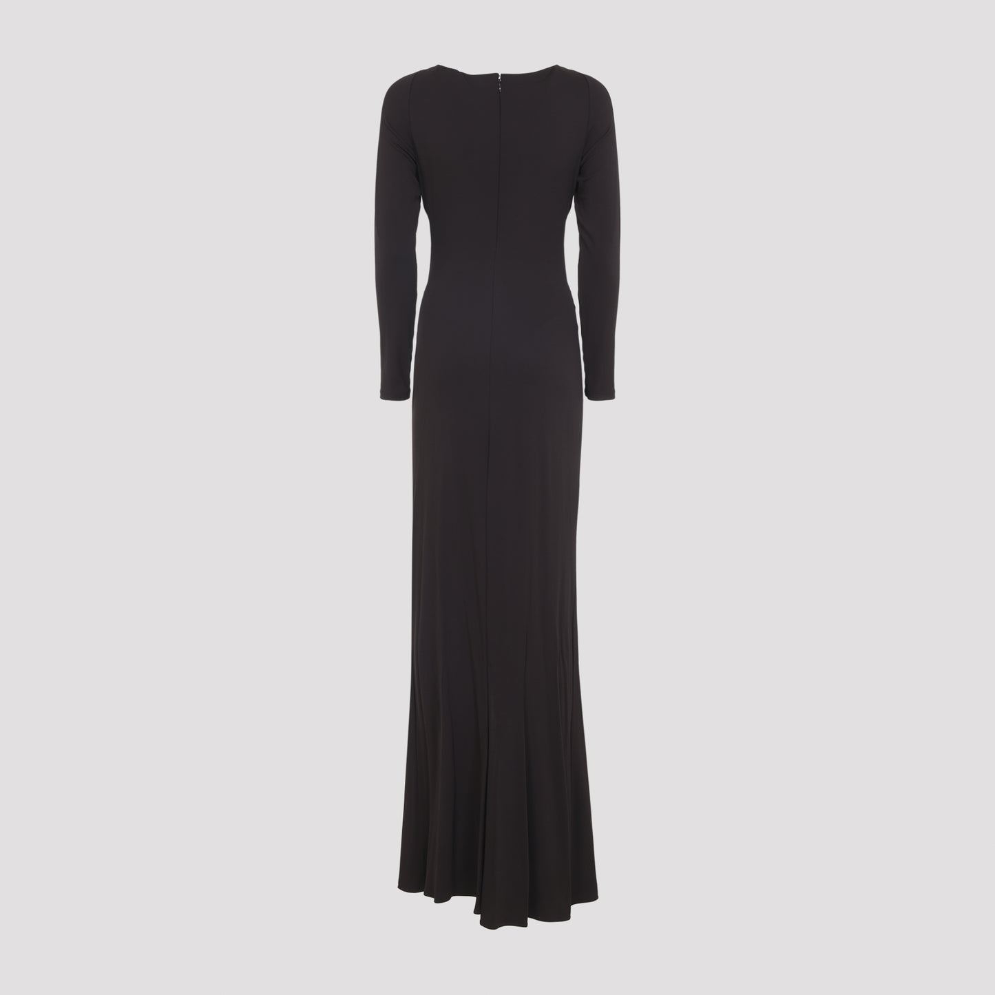 Elisabetta Franchi Jersey Brown Gown