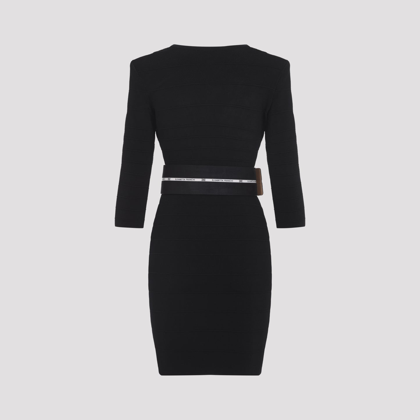 Elisabetta Franchi Knitted Dress With Belt