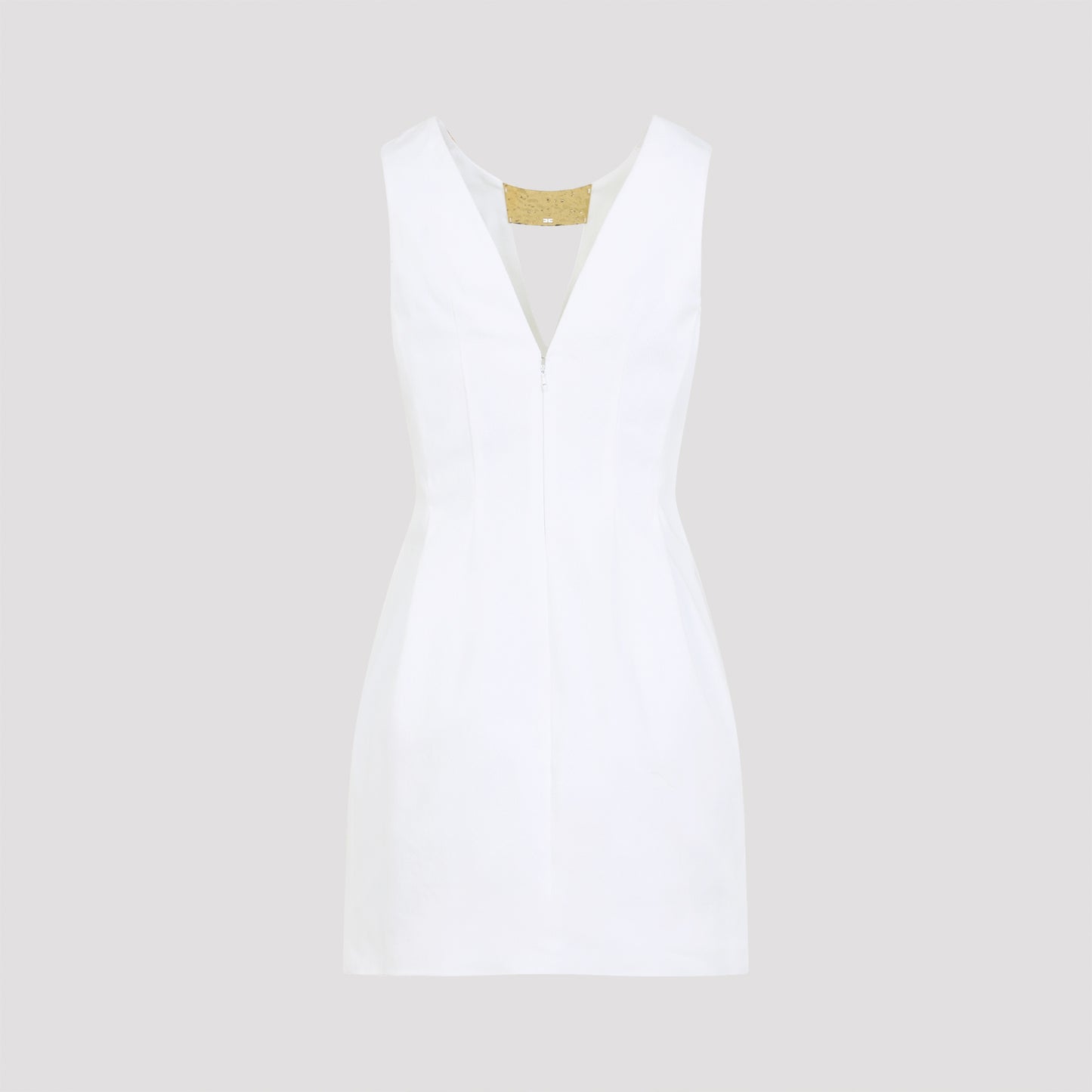 Elisabetta Franchi Mini Dress With Gold Detail