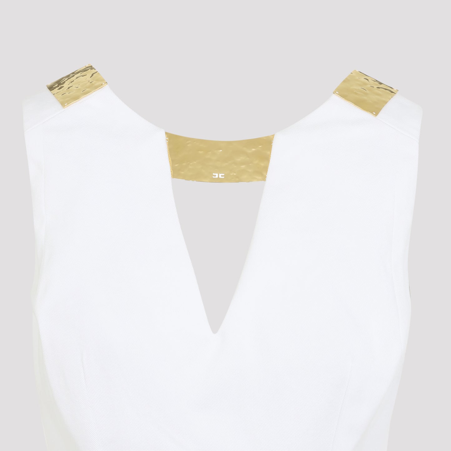 Elisabetta Franchi Mini Dress With Gold Detail