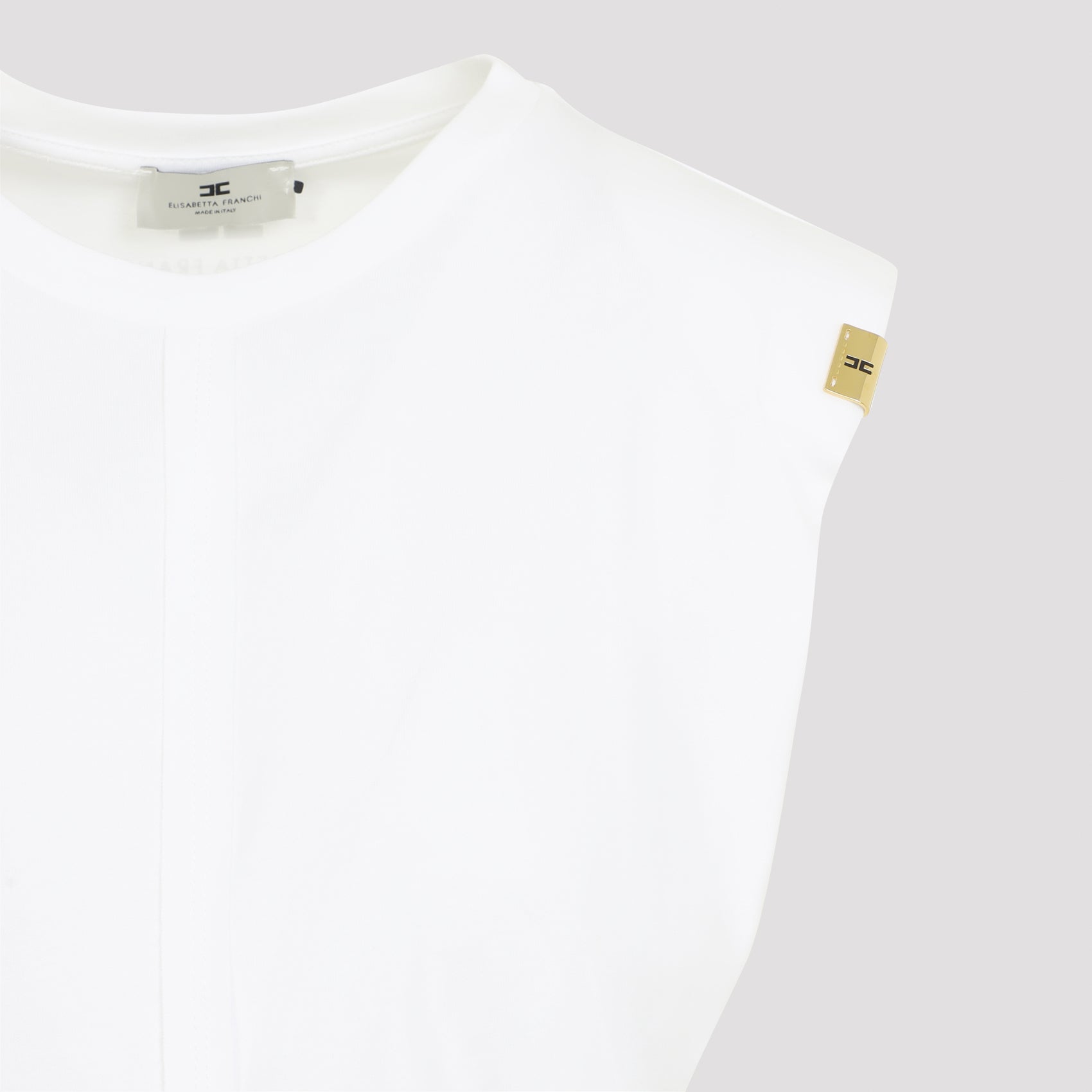 Elisabetta Franchi T-Shirt With Knot