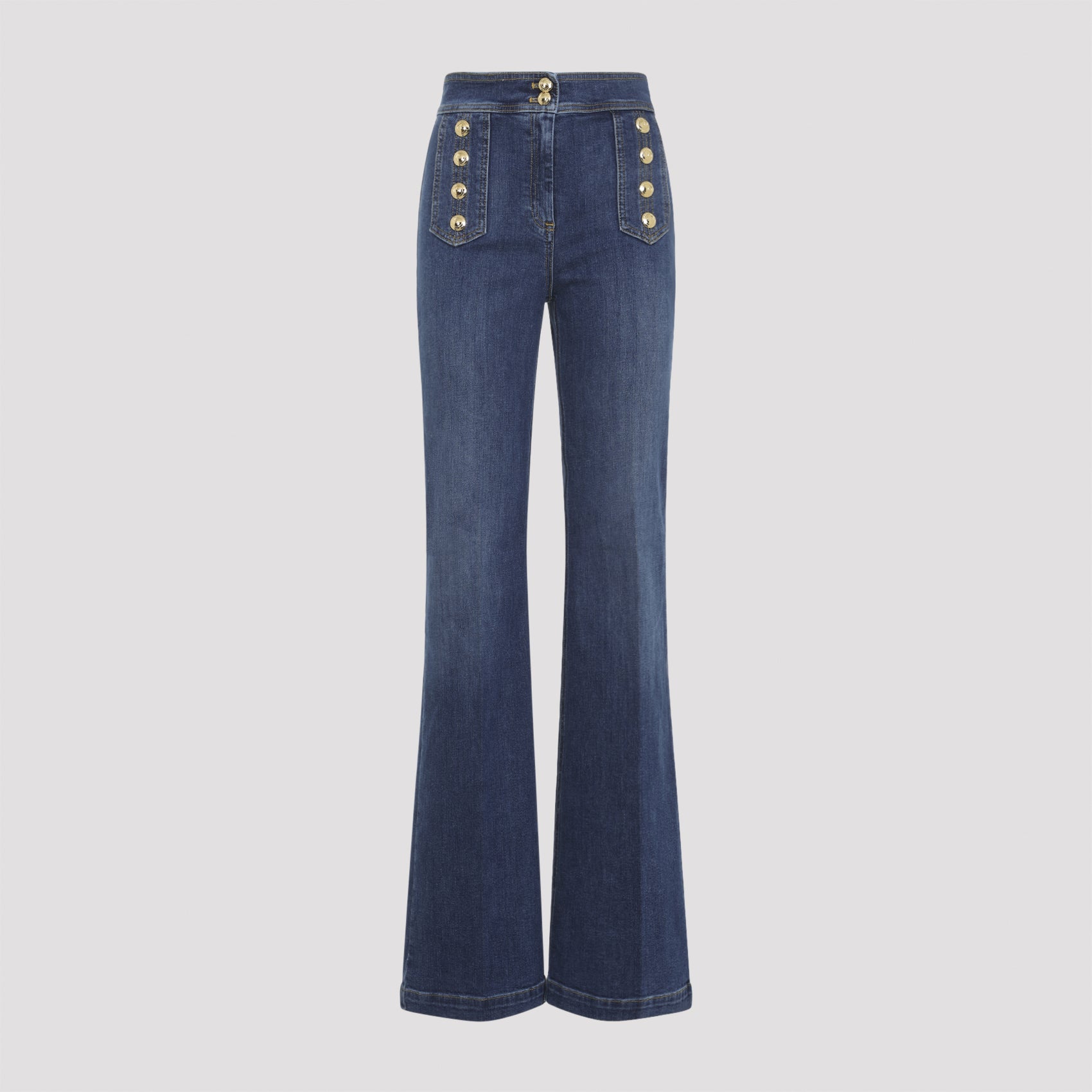 Elisabetta Franchi Jeans With Buttons