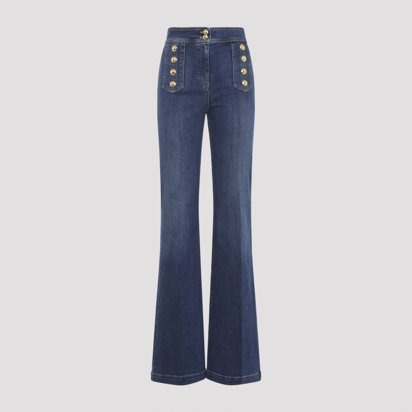 Elisabetta Franchi Jeans With Buttons