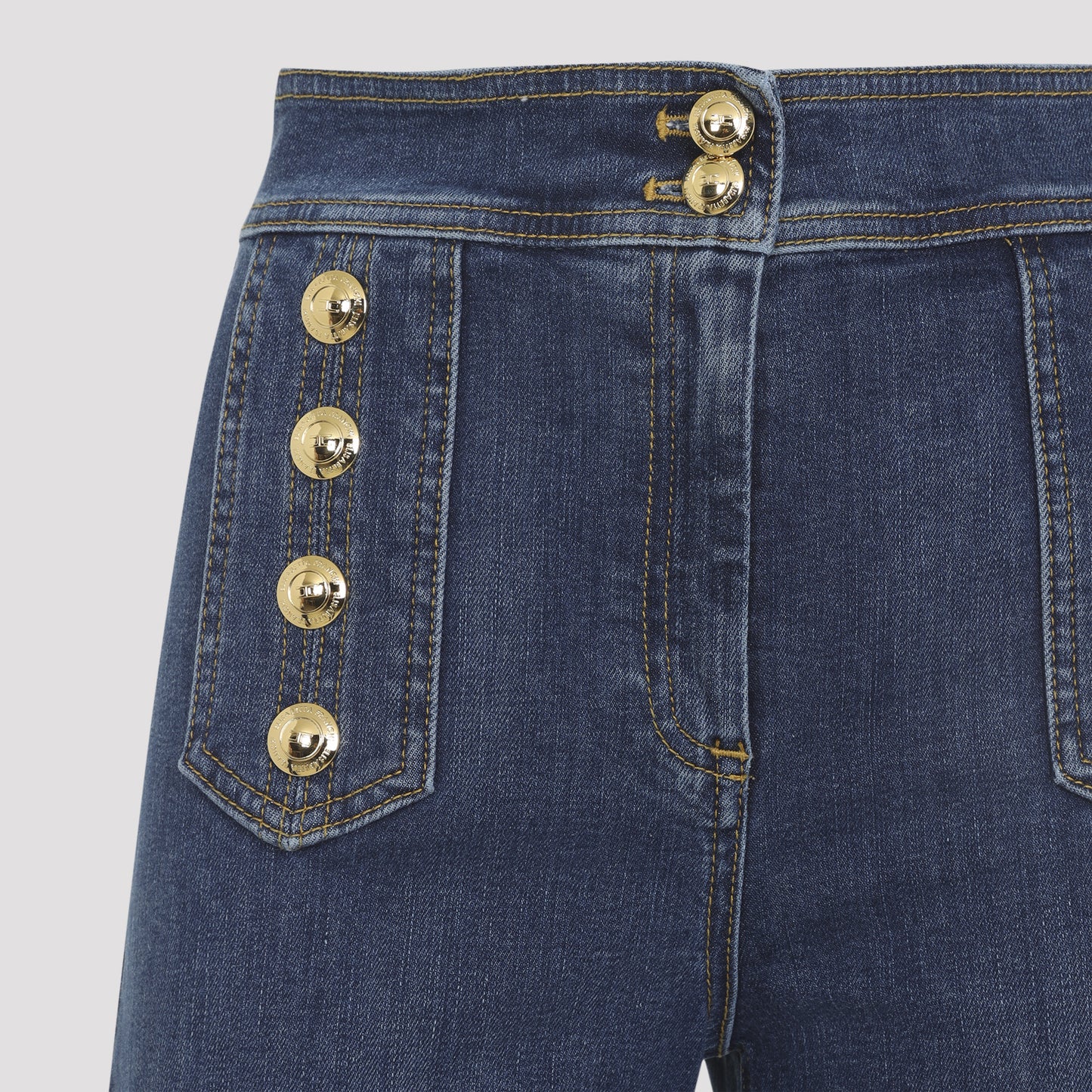 Elisabetta Franchi Jeans With Buttons