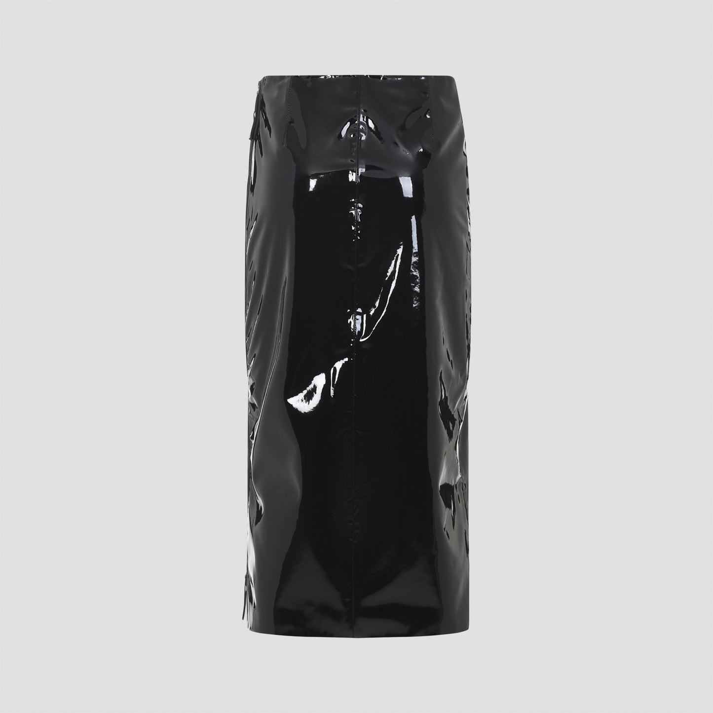 The Frankie Shop Samantha Patent Zip Skirt