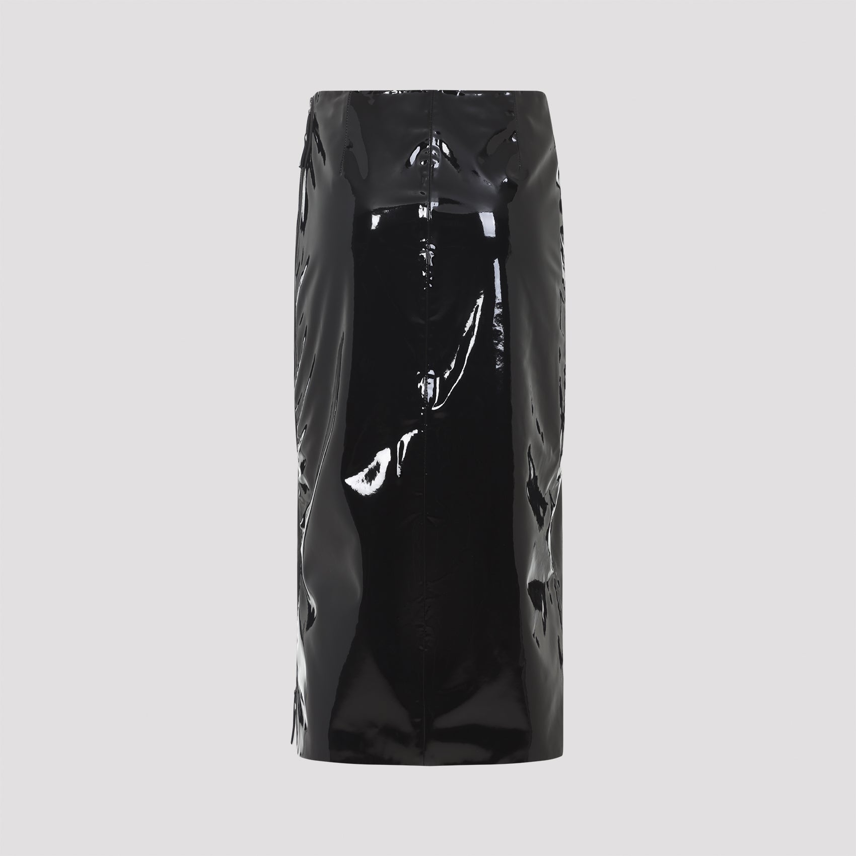The Frankie Shop Samantha Patent Zip Skirt