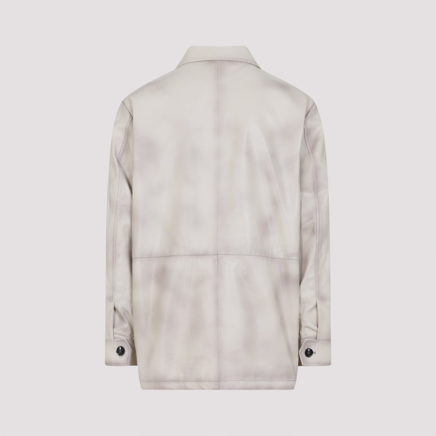 Kiton Lamb Leather Jacket