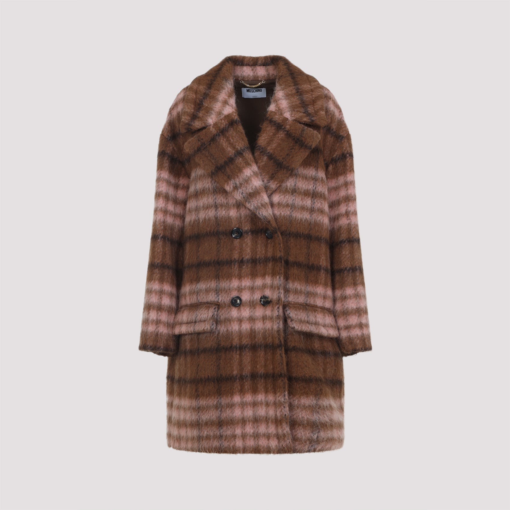 Moschino Check Coat