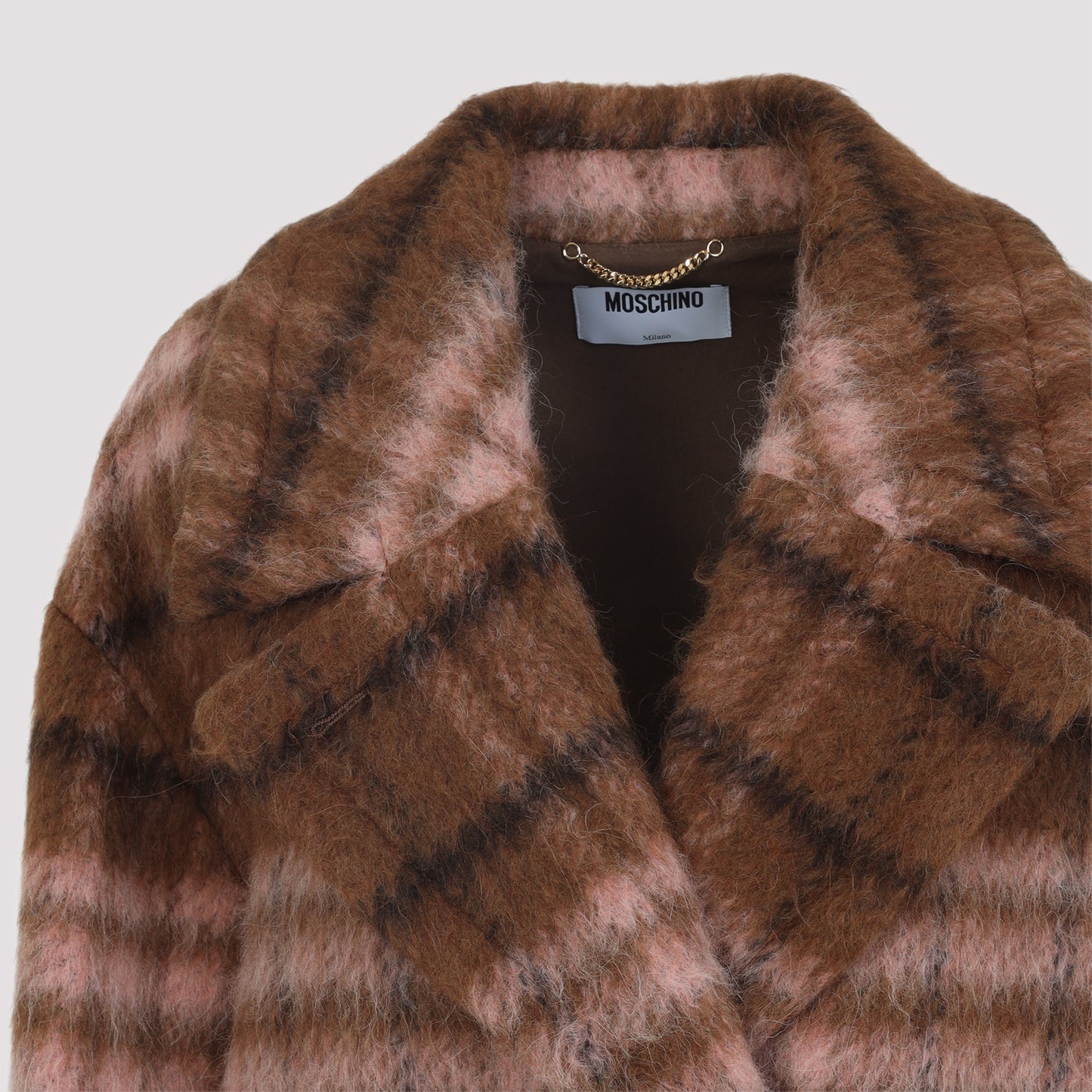 Moschino Check Coat