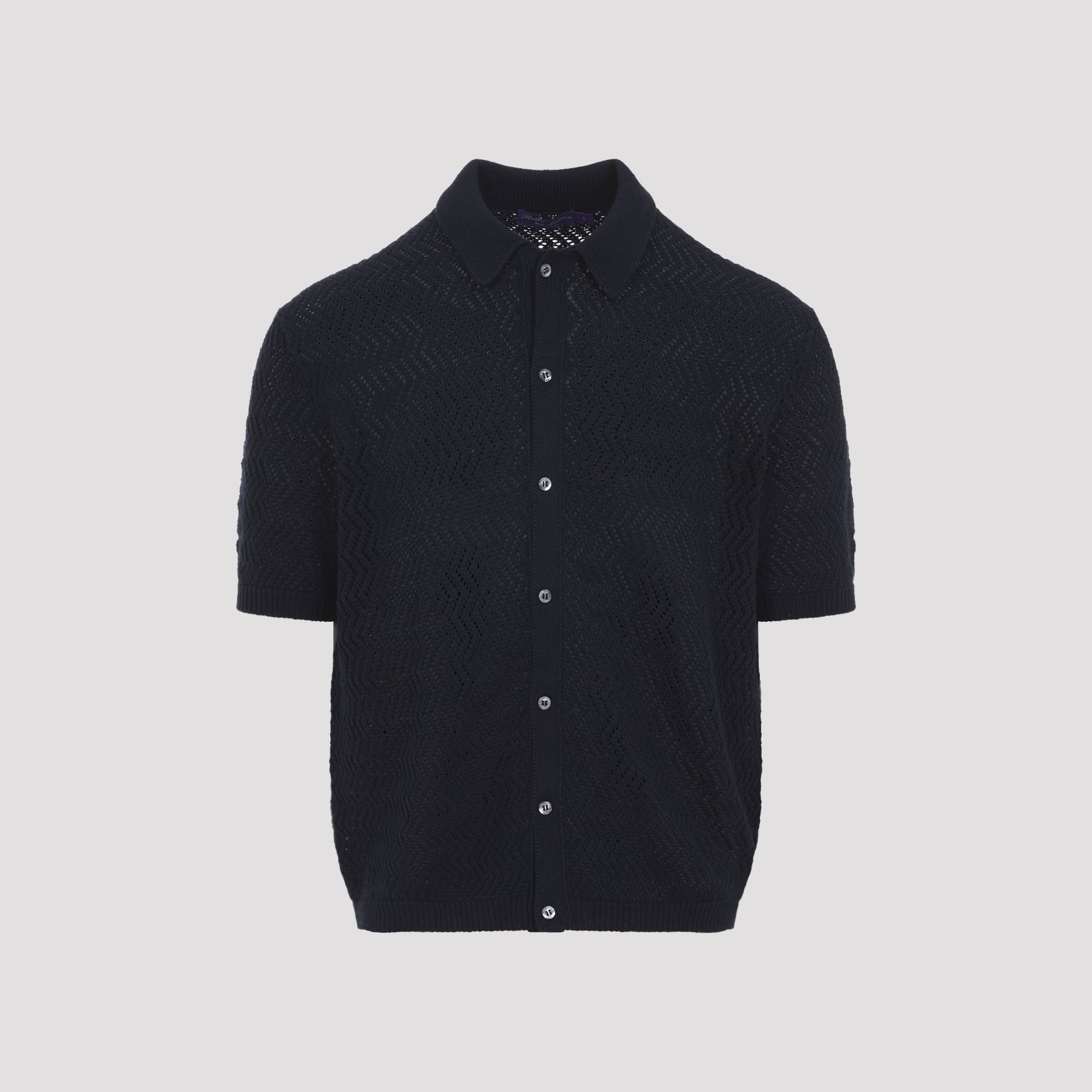 Ralph Lauren Purple Label Short Sleeves Polo Cardigan
