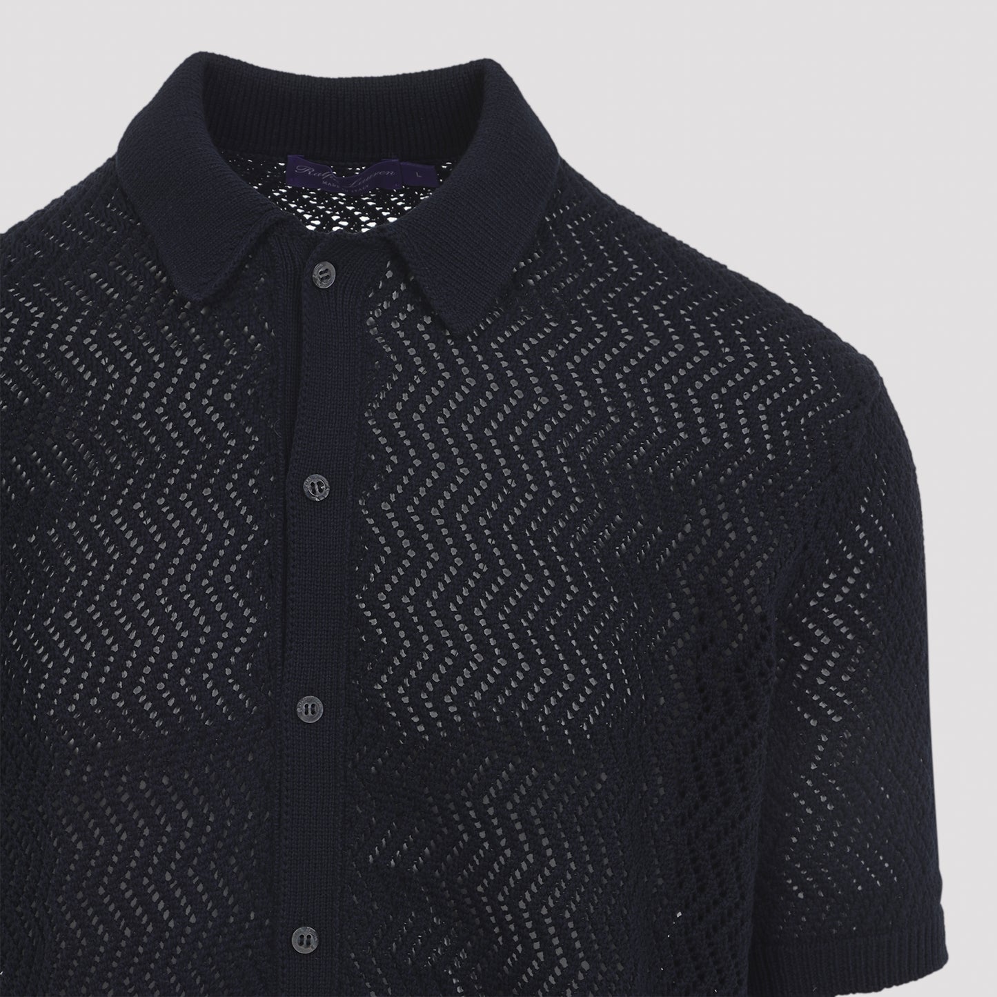 Ralph Lauren Purple Label Short Sleeves Polo Cardigan