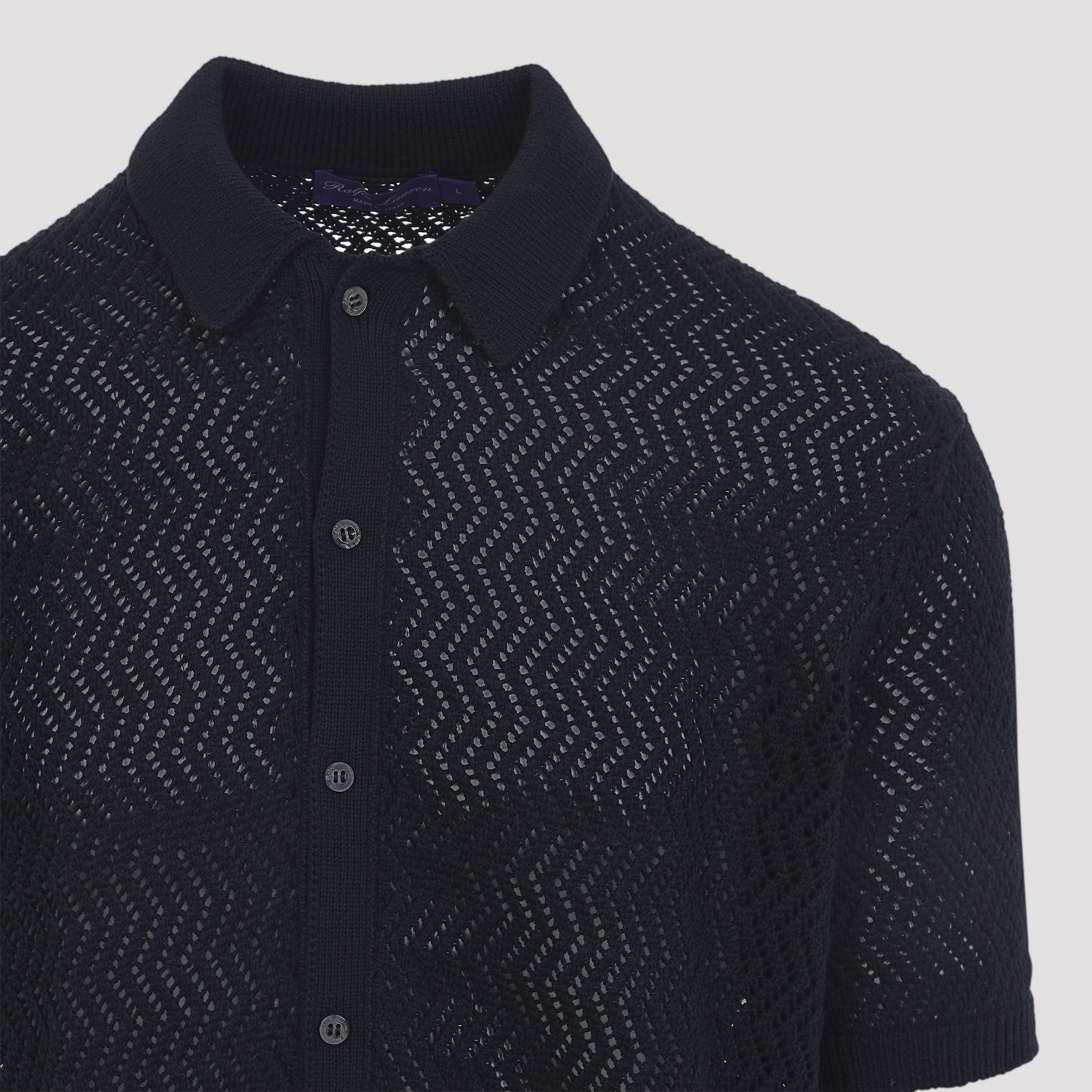 Ralph Lauren Purple Label Short Sleeves Polo Cardigan