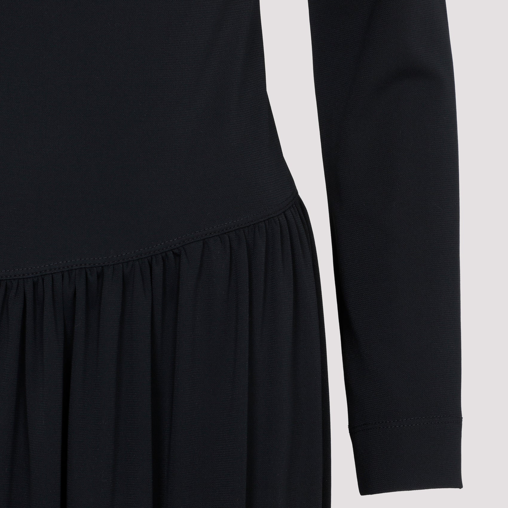 Lanvin LS Drape Midi Dress