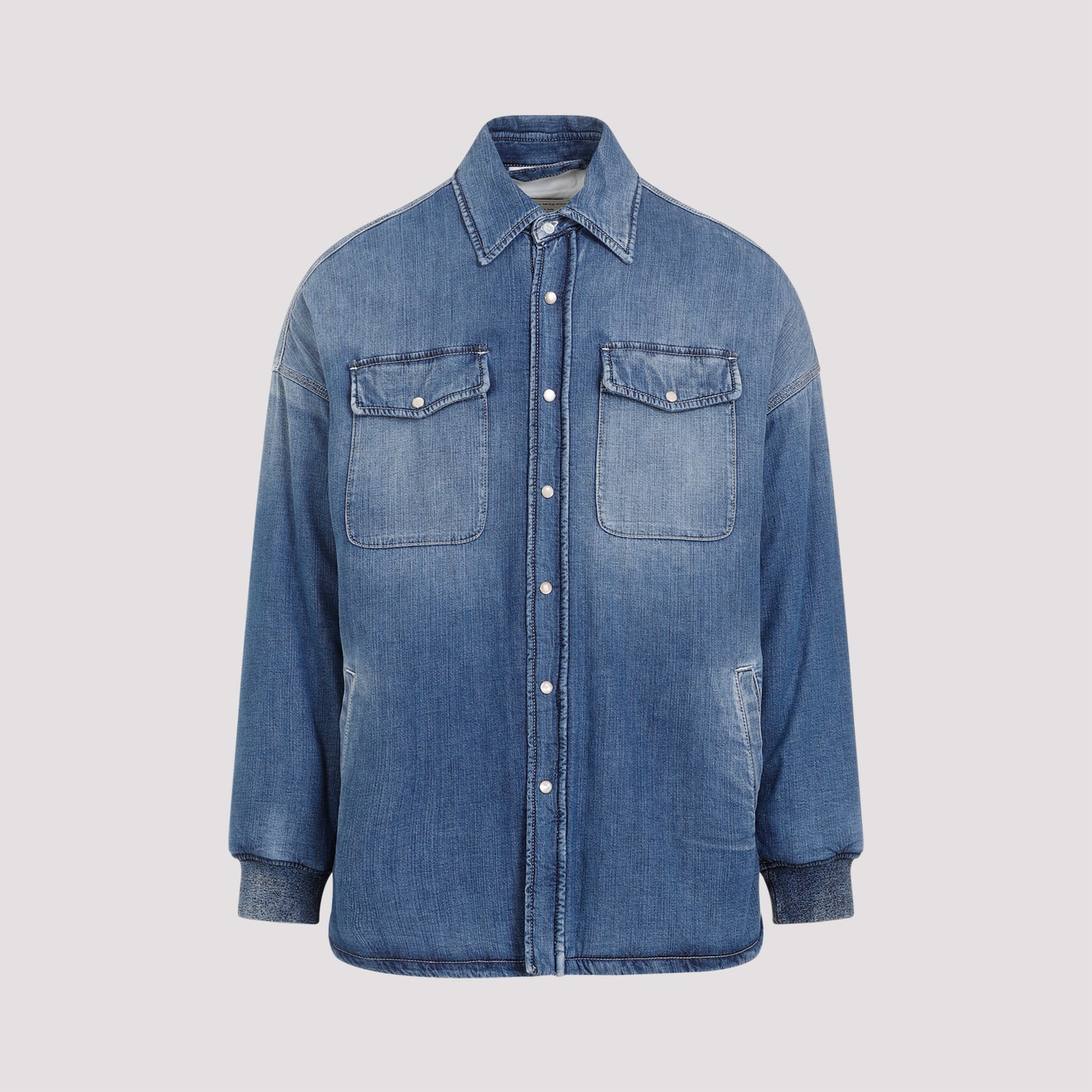 Alexander McQueen Quilted Denim Shirt