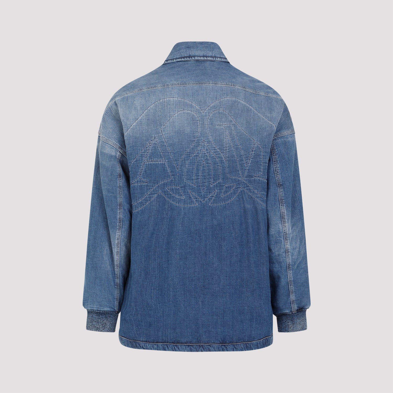 Alexander McQueen Quilted Denim Shirt