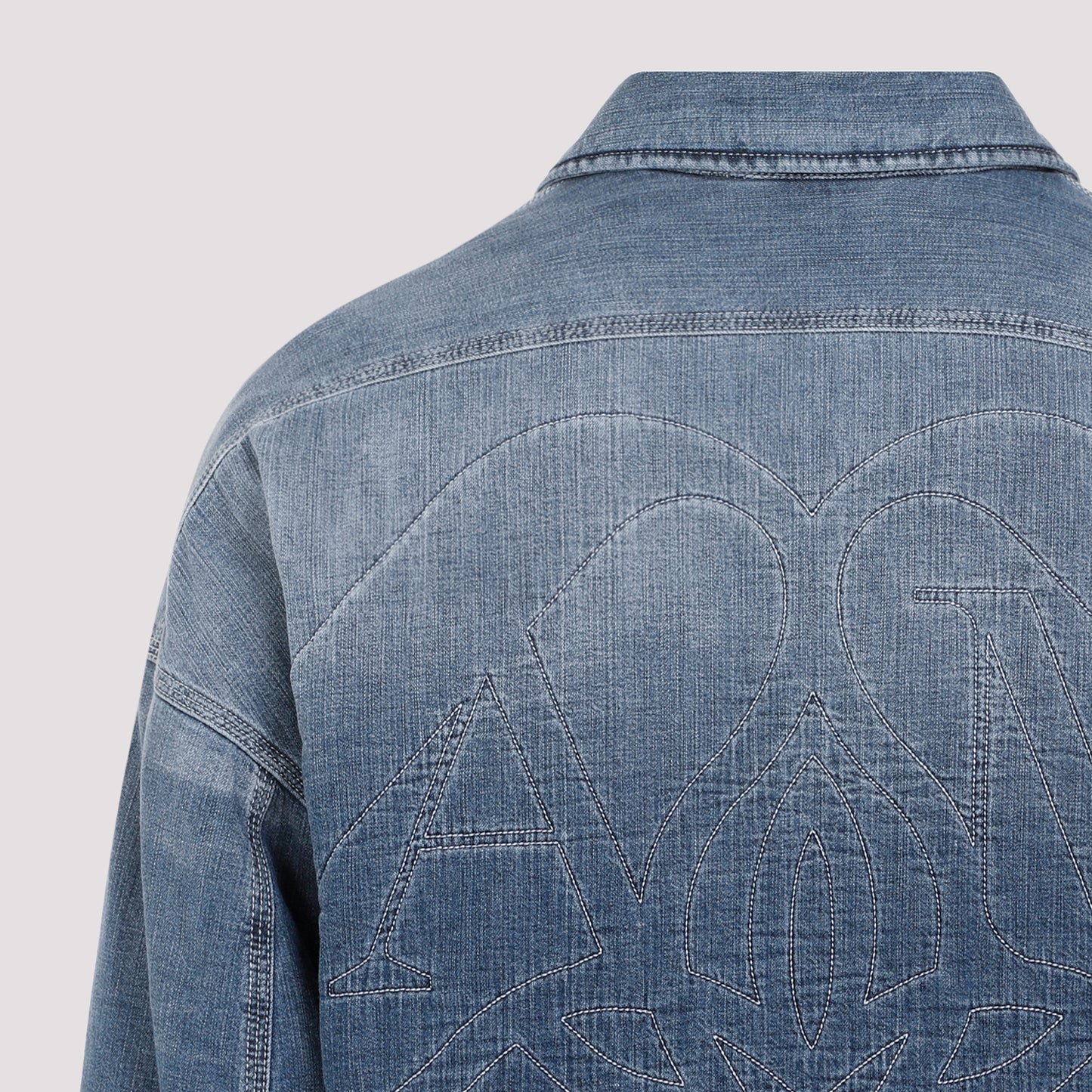 Alexander McQueen Quilted Denim Shirt