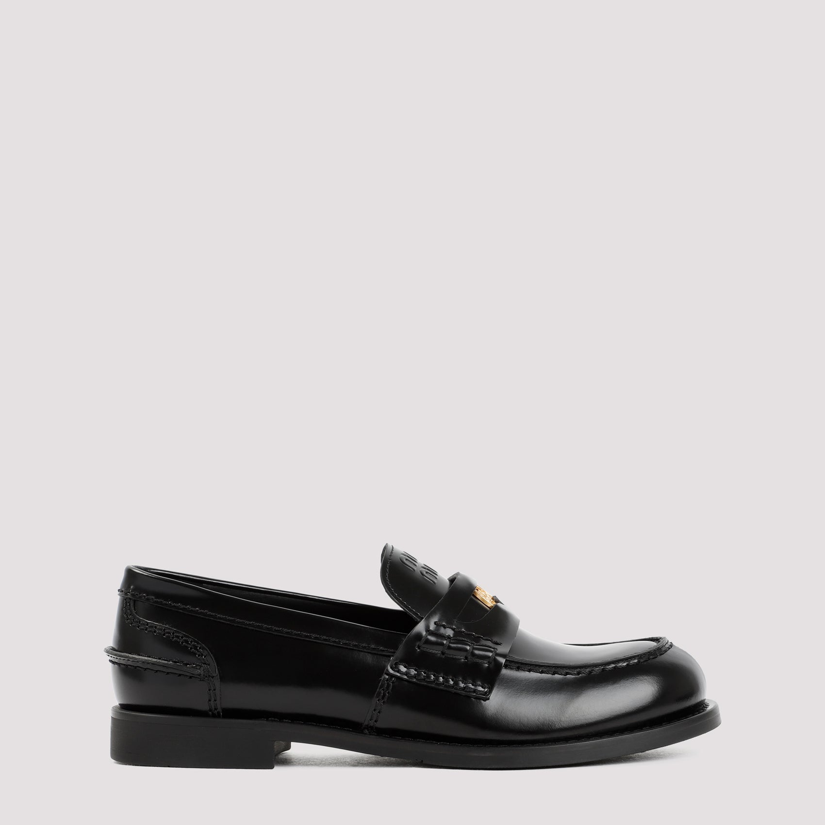 Miu Miu Leather Loafers